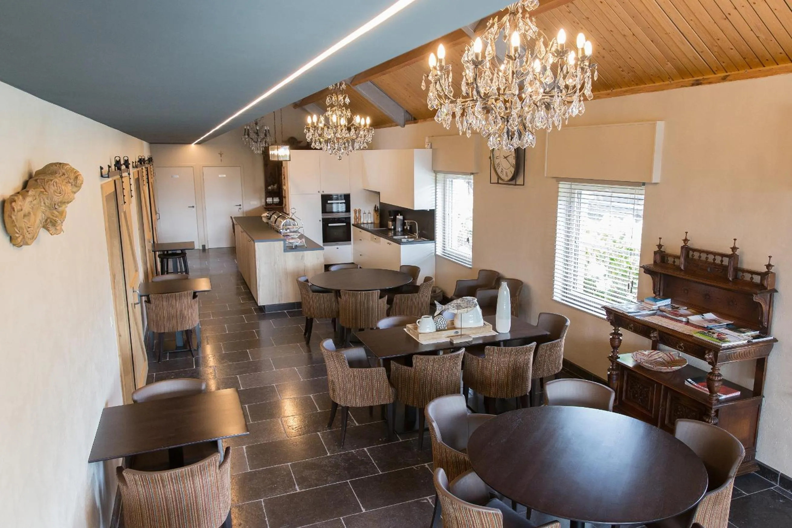 Seating area in Vakantiewoning Abeellogies