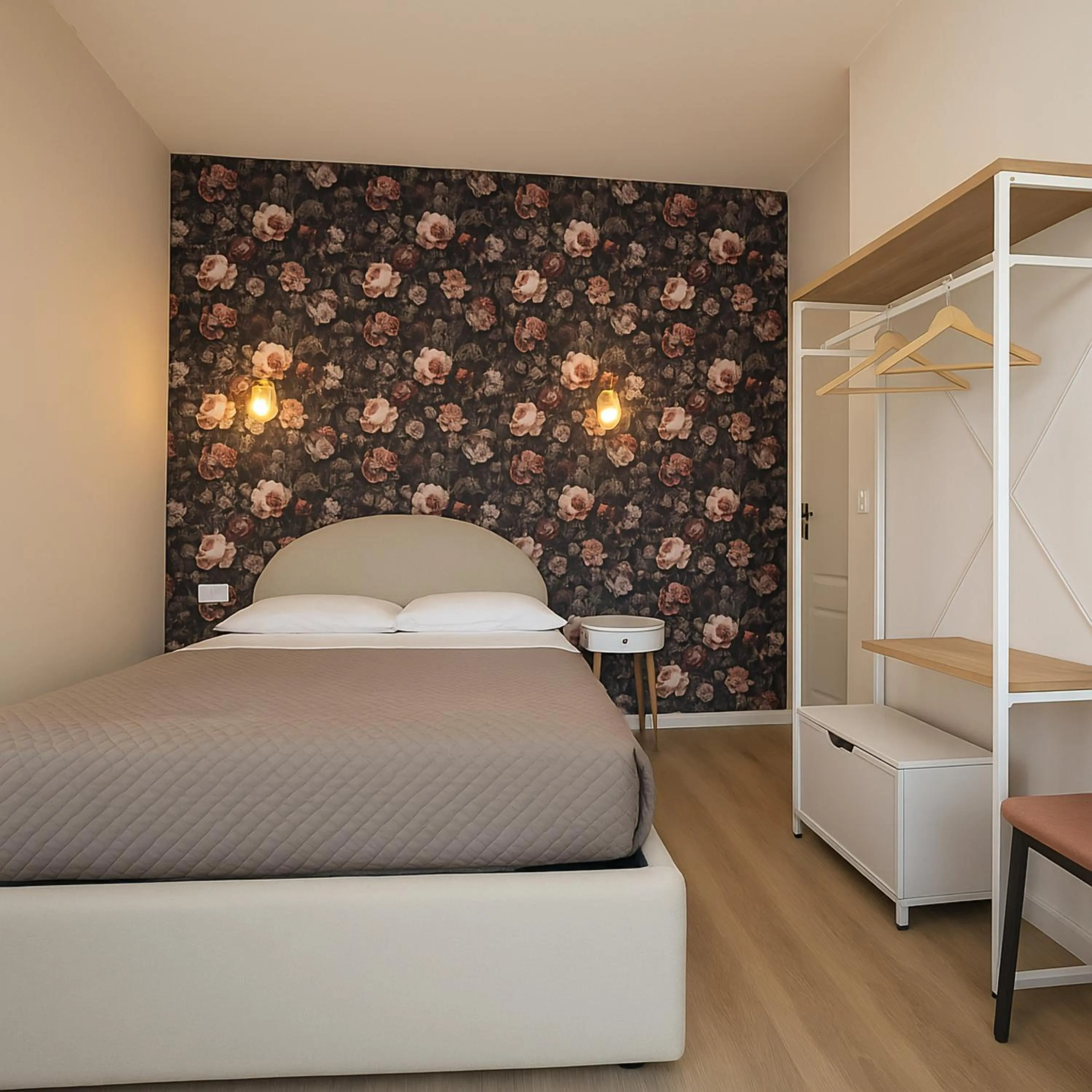 Bed in B&B Aurelia Garden Rooms