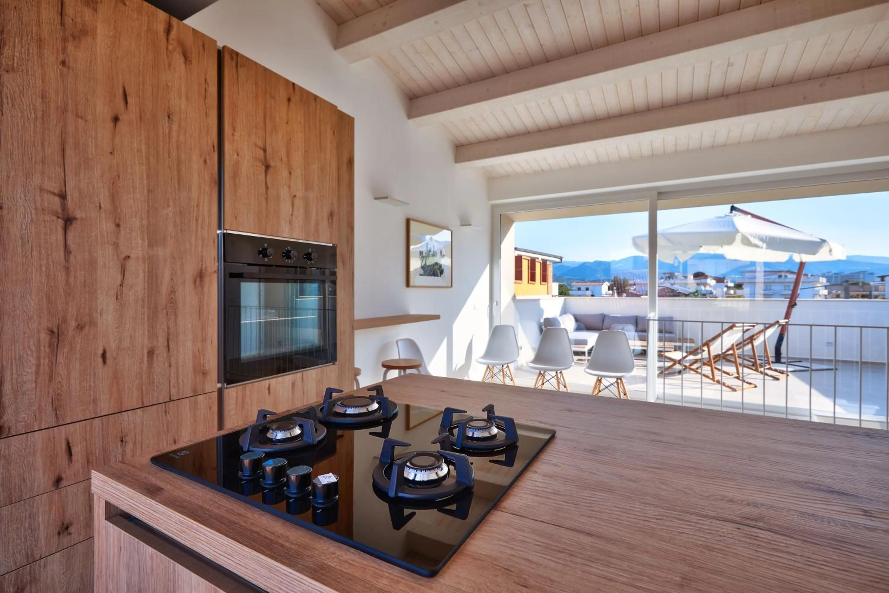 Communal kitchen in B&B Torreforte