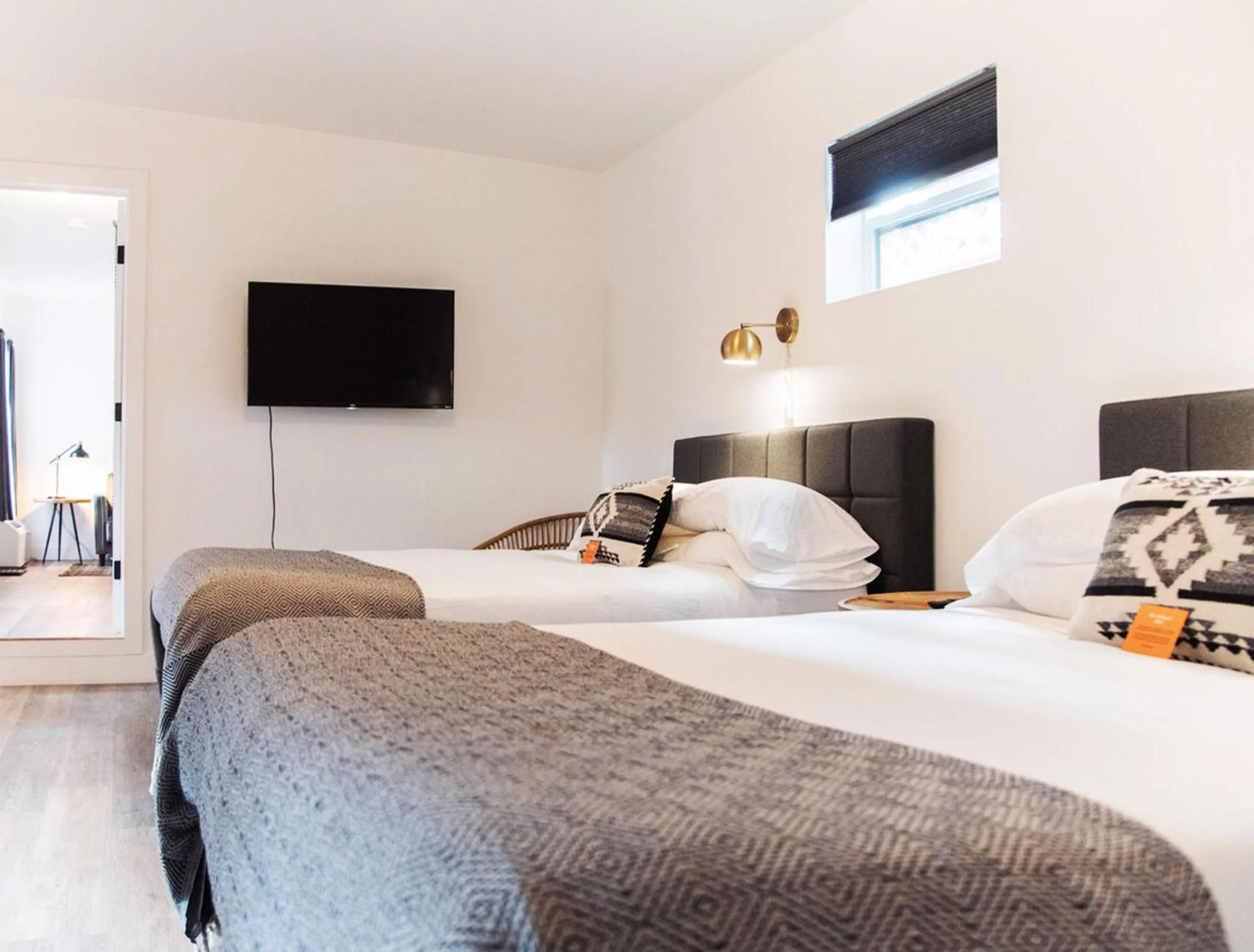 Bed in The Nightingale Motel