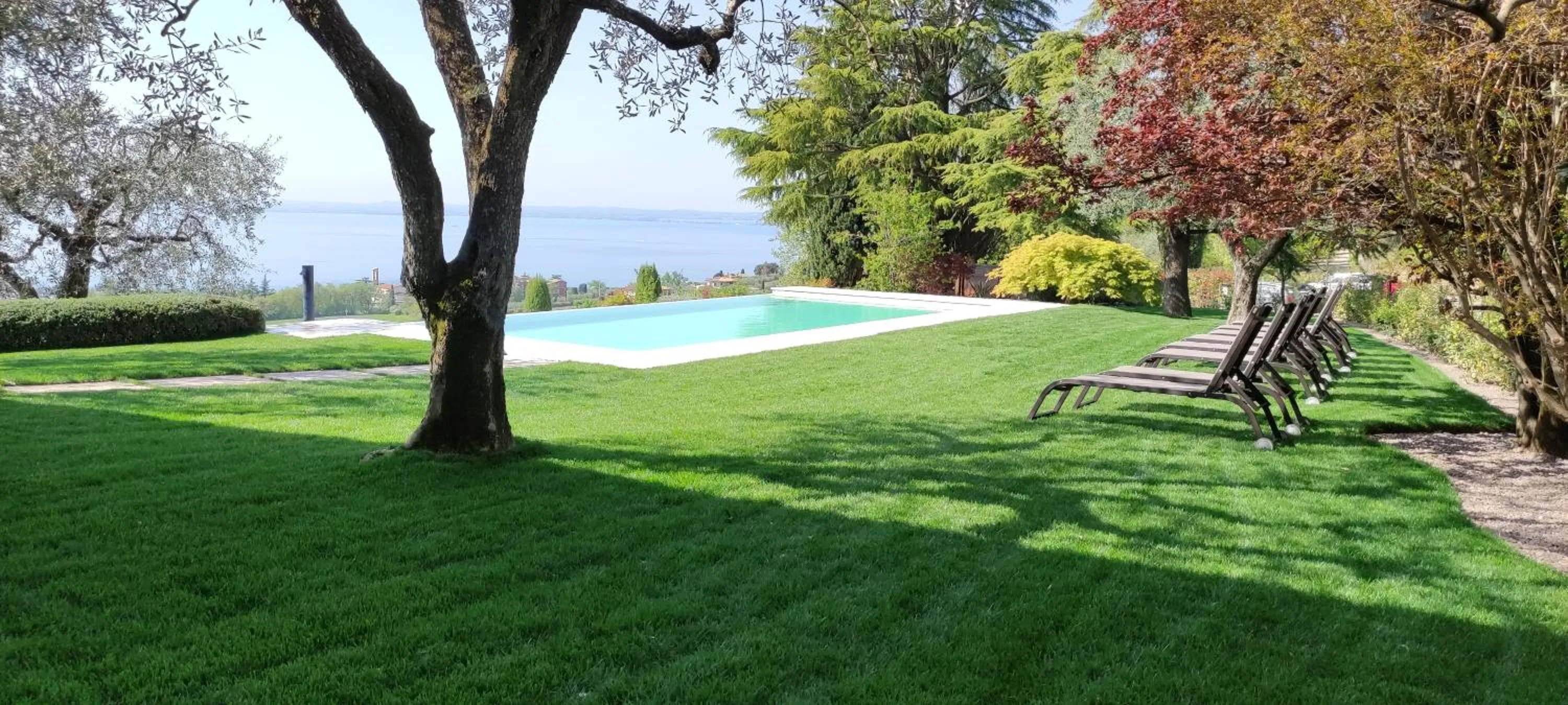 Pool view in Relais Colle San Giorgio