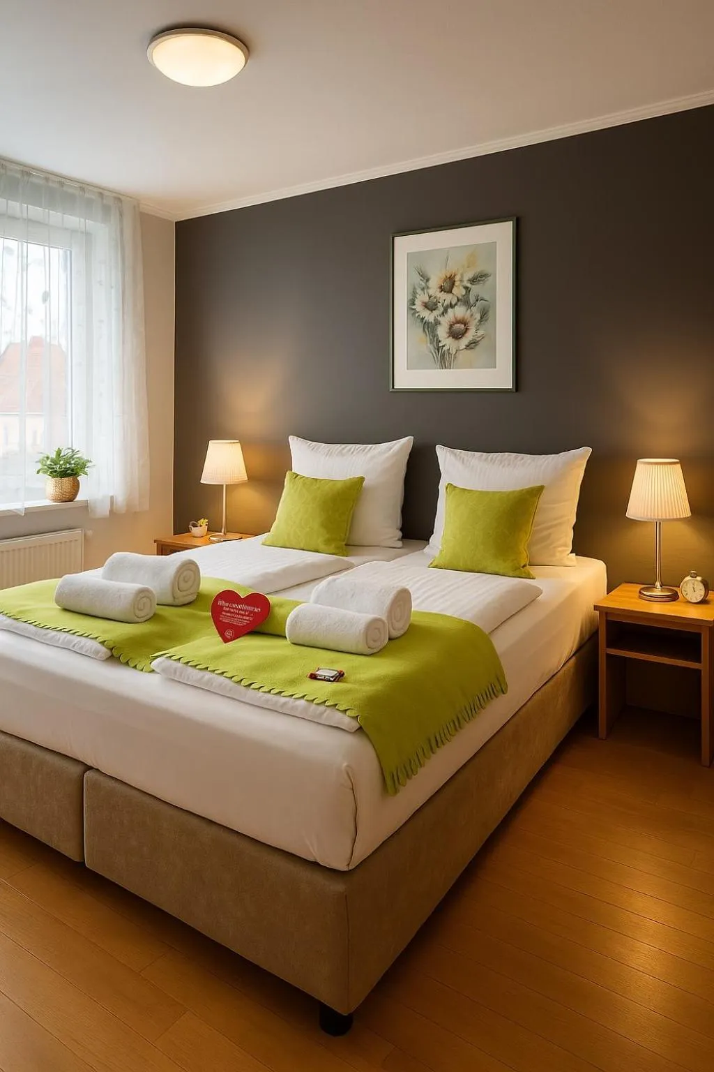 Bedroom, Bed in Hotel Schultheiss Hameln