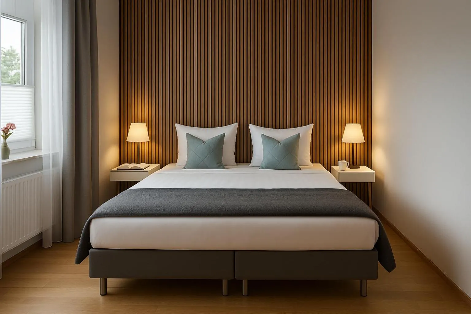 Photo of the whole room, Bed in Hotel Schultheiss Hameln