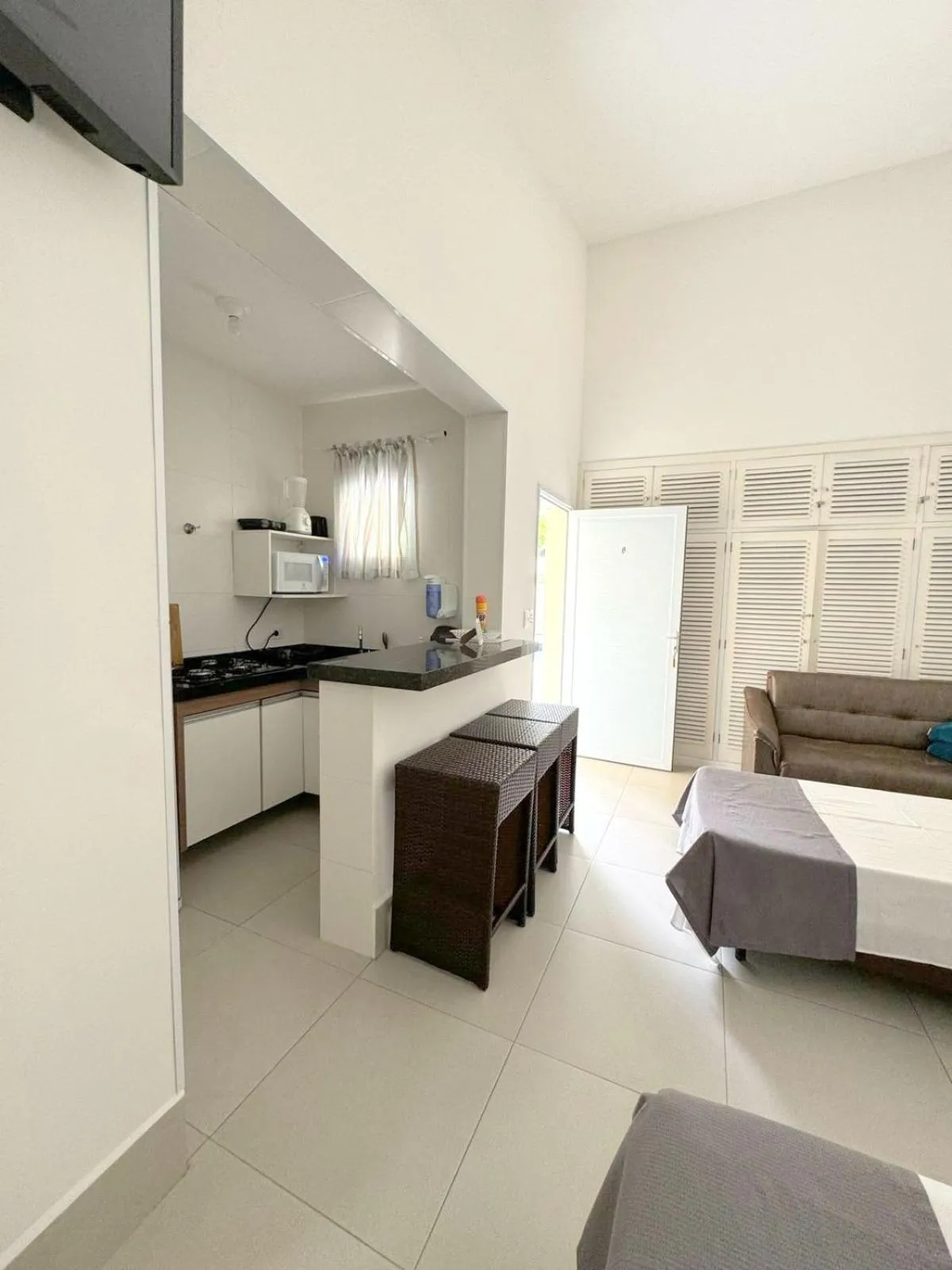 Bed in Pousada Village Cozumel