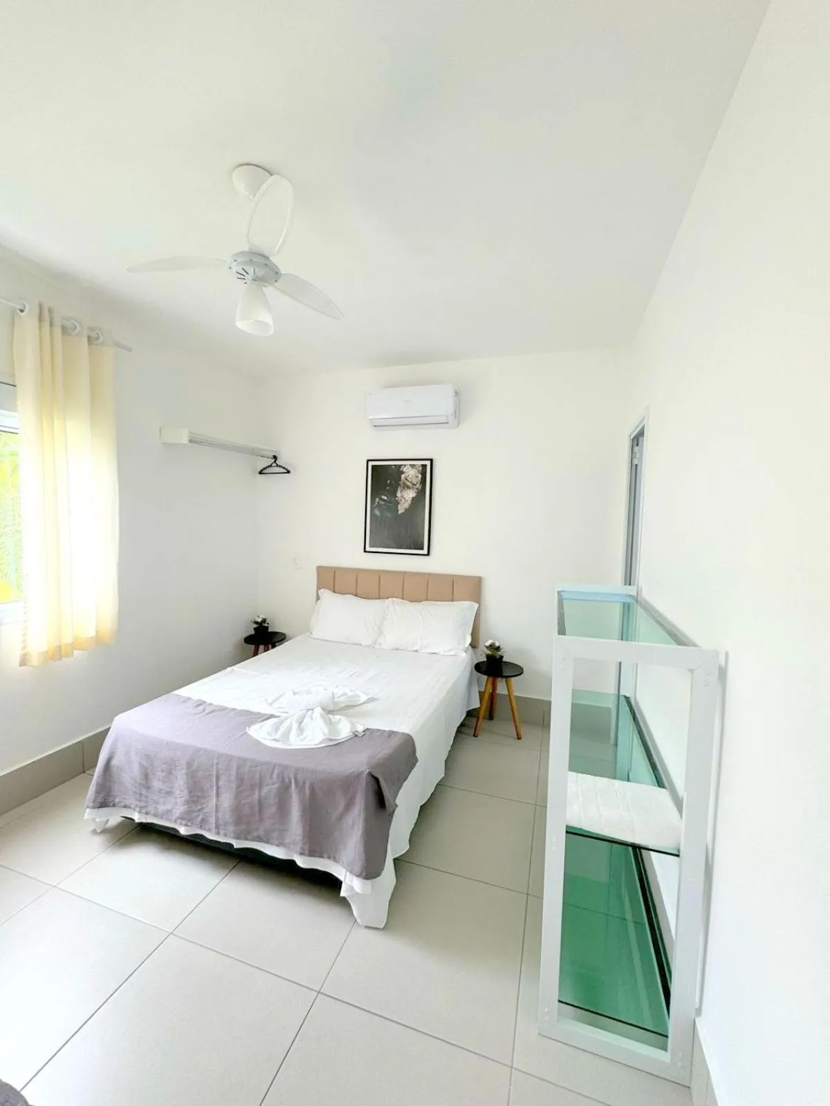 Bed in Pousada Village Cozumel