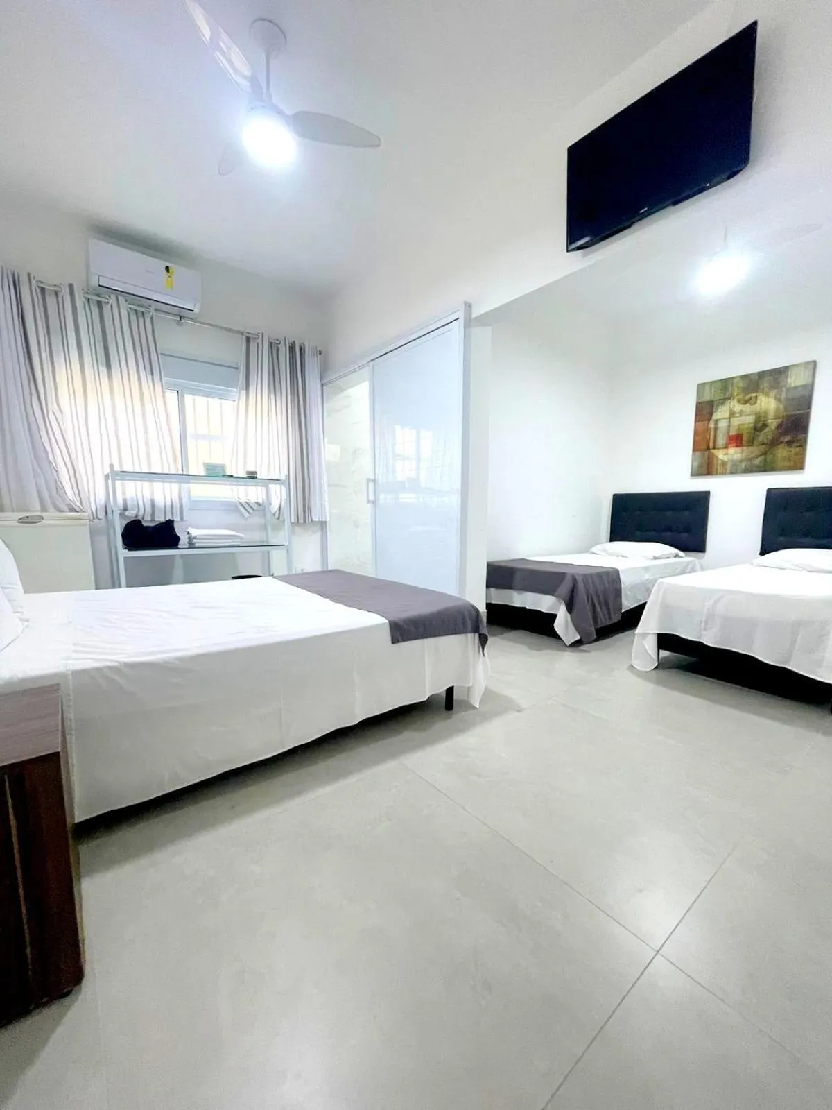 Bed in Pousada Village Cozumel