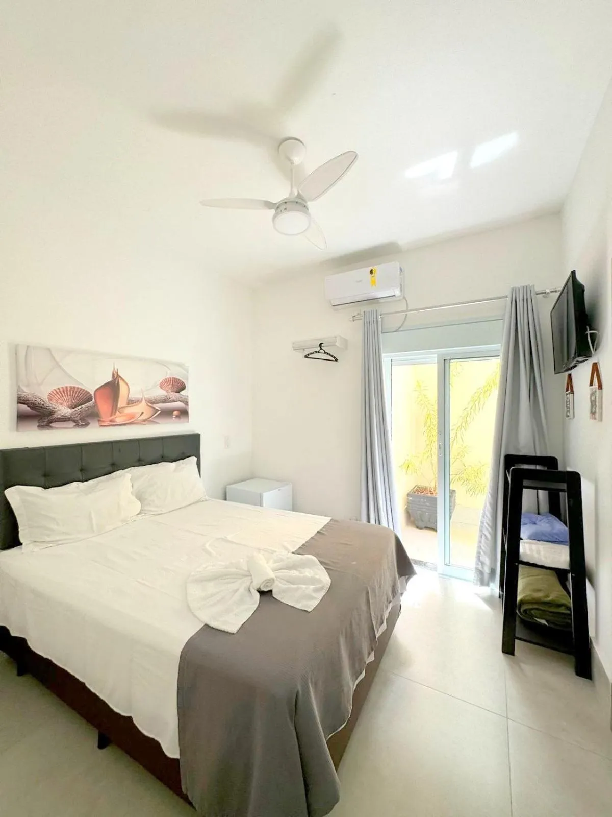 Bed in Pousada Village Cozumel