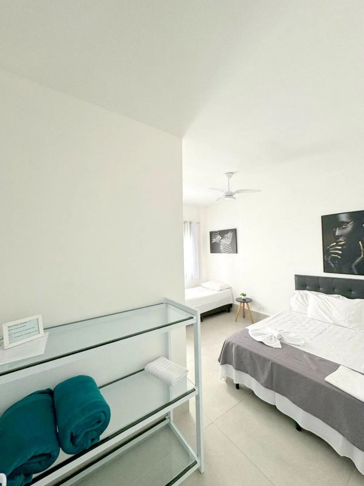 Bed in Pousada Village Cozumel