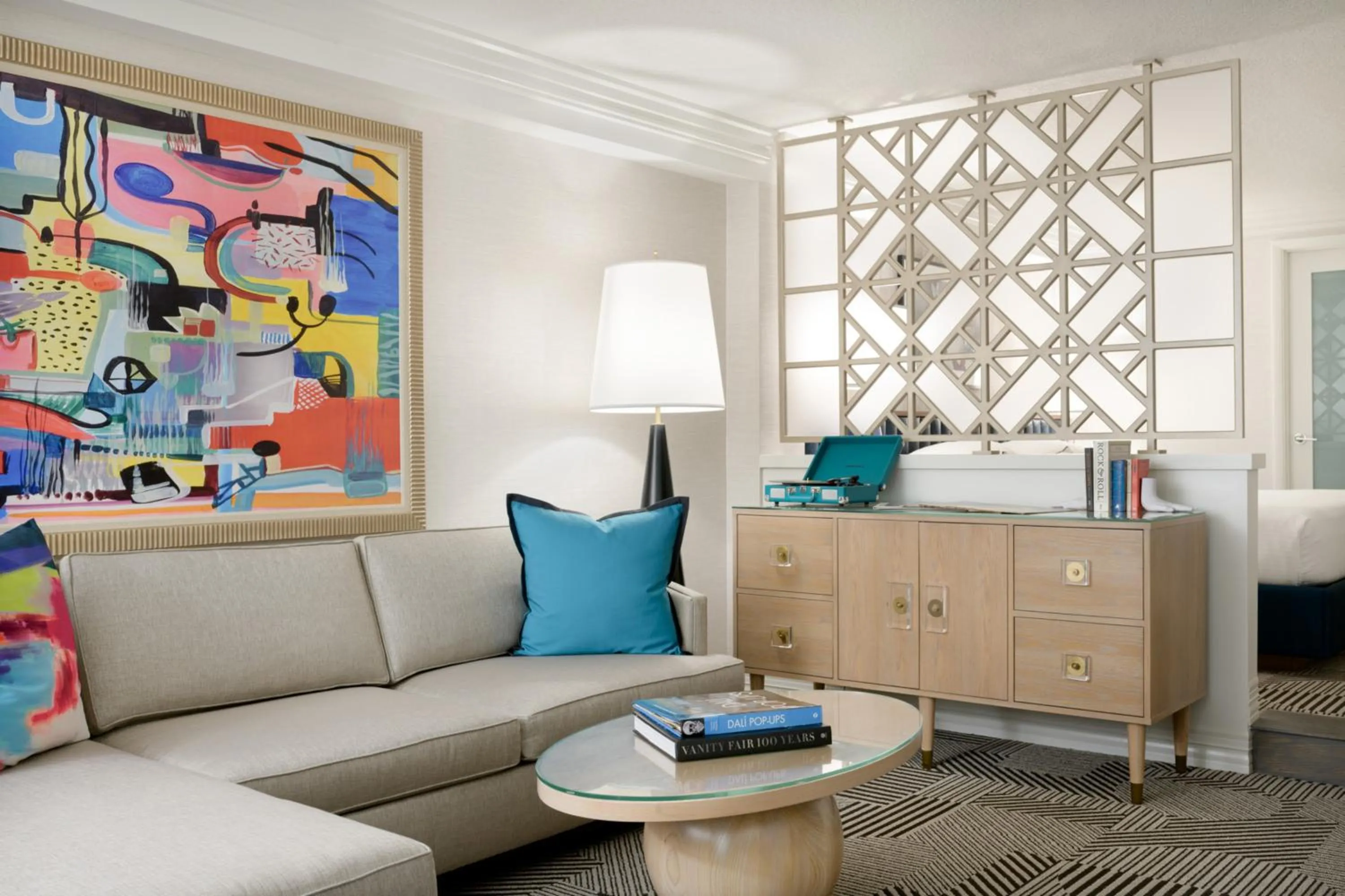 Seating area, Bed in Le Parc at Melrose