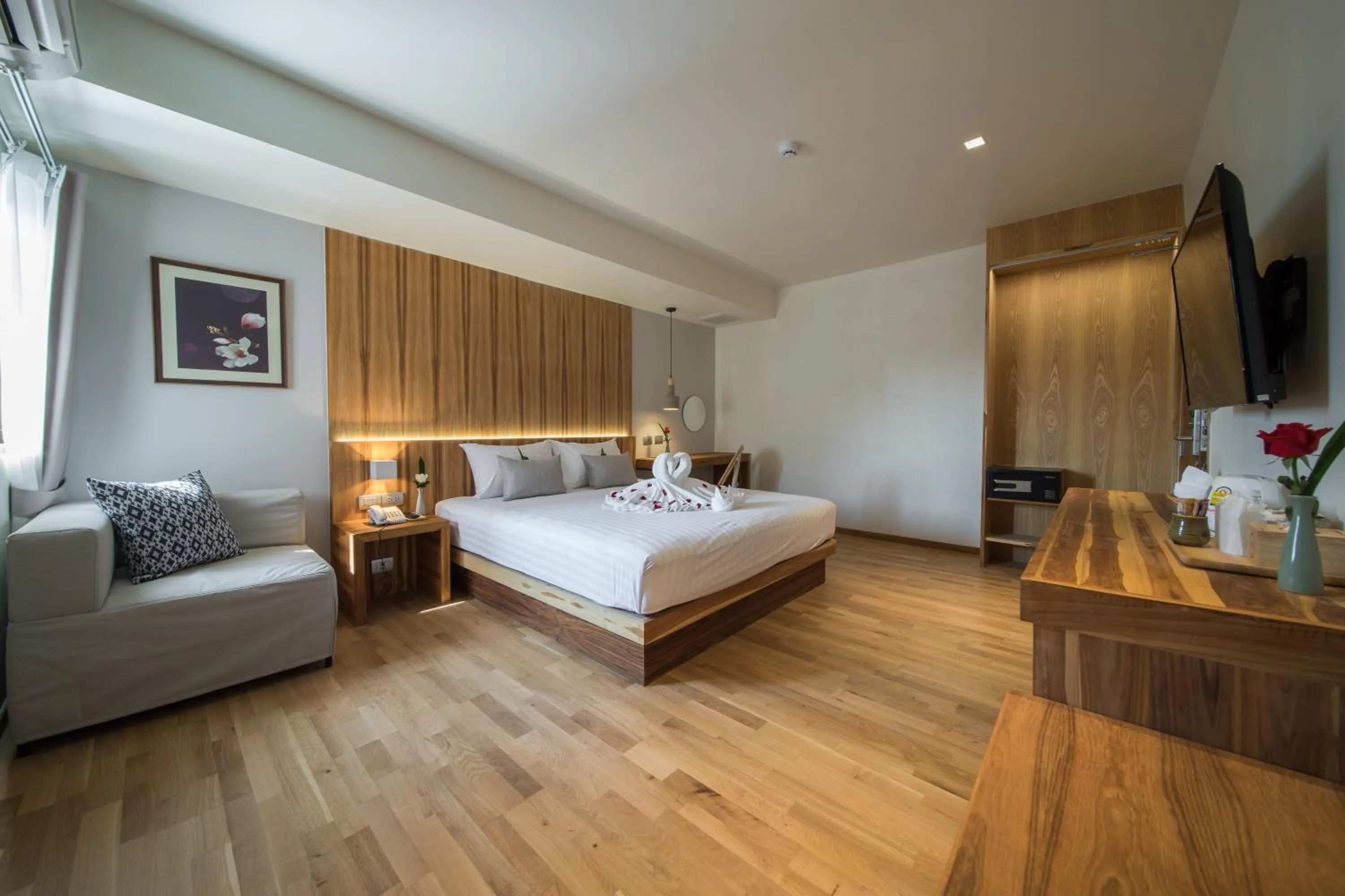 Bed in Nuan Boutique Hotel