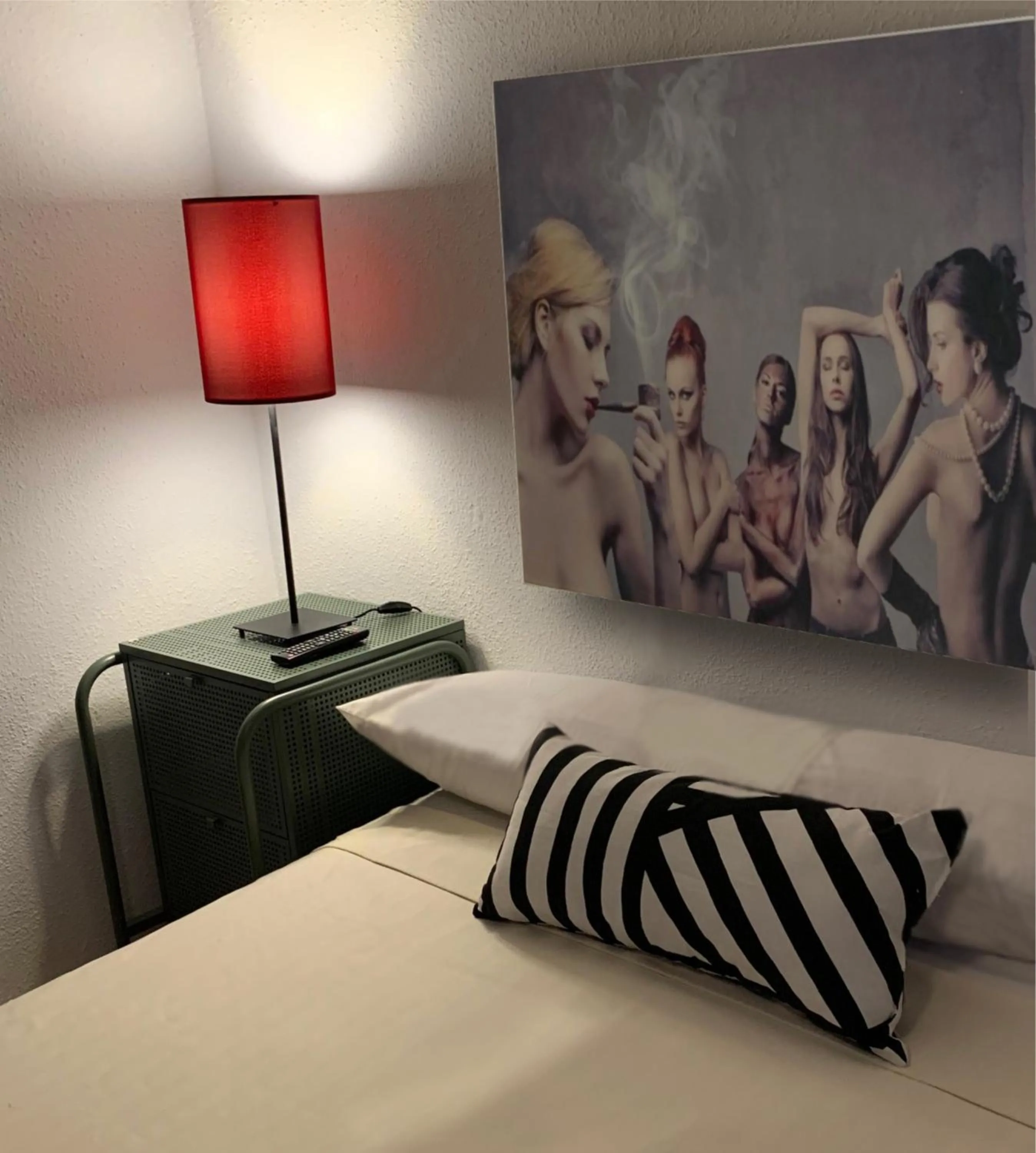 Bed in Hotel y Restaurante Puerta de Aranda