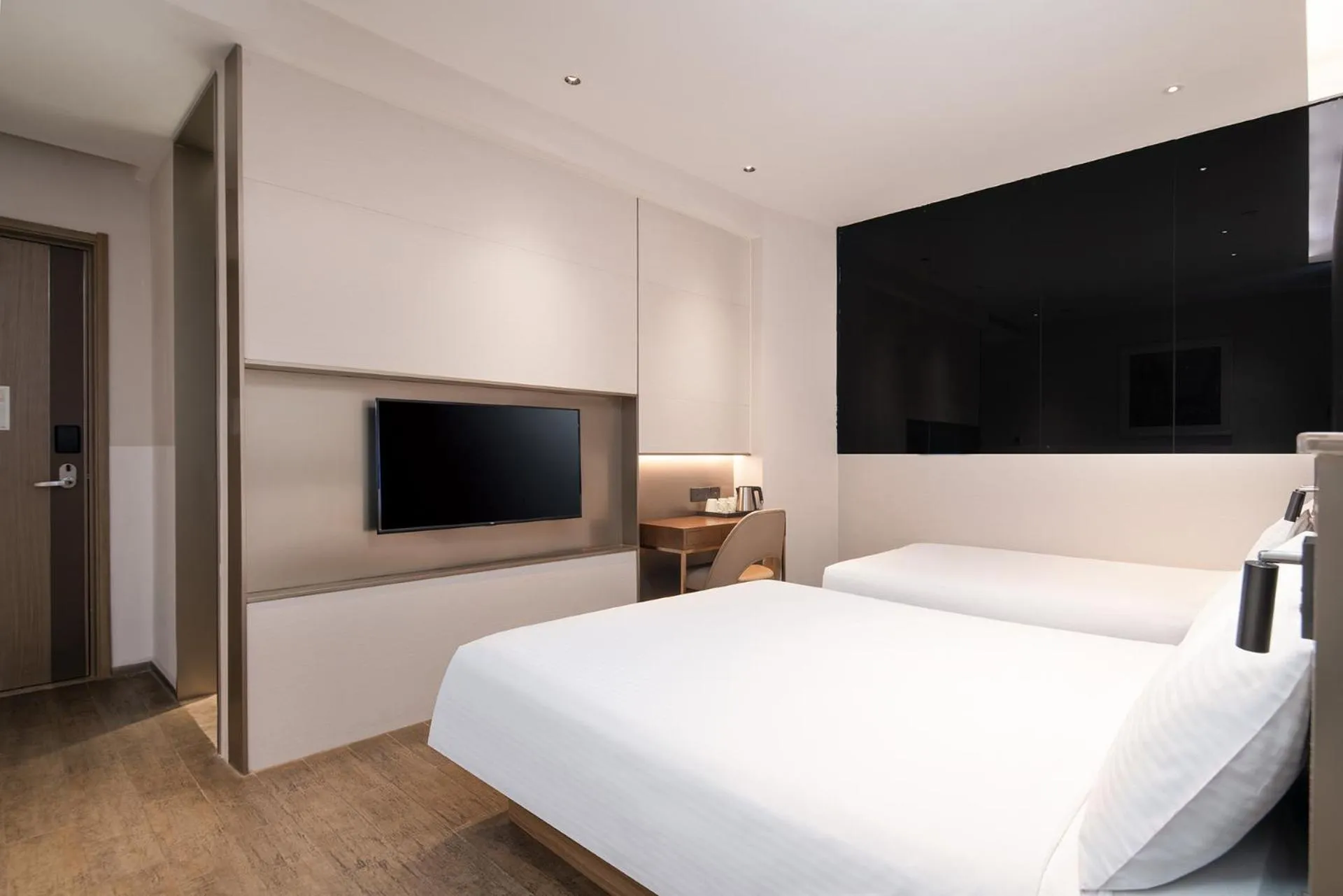 Bed in Meichen Hotel 2nd Floor Terminal Building Beijing Daxing International Airport