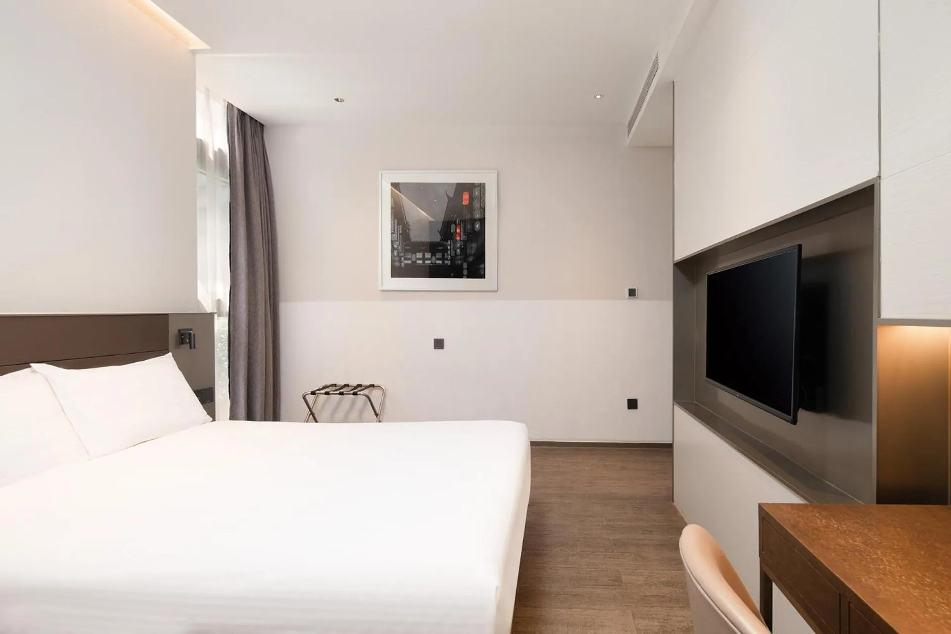 Property building, Bed in Meichen Hotel 2nd Floor Terminal Building Beijing Daxing International Airport