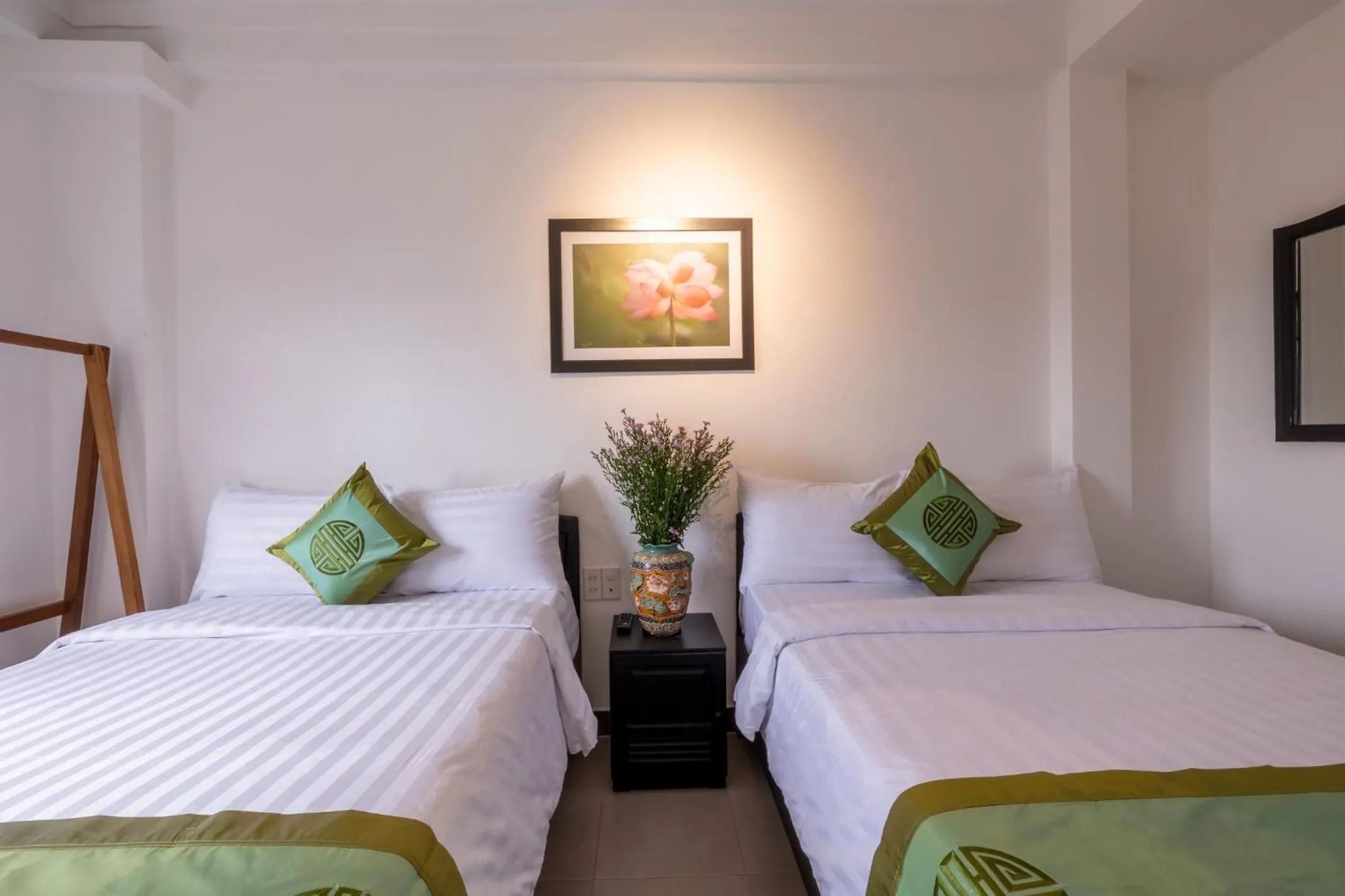 Bed in Purple Hue - Charming Riverside