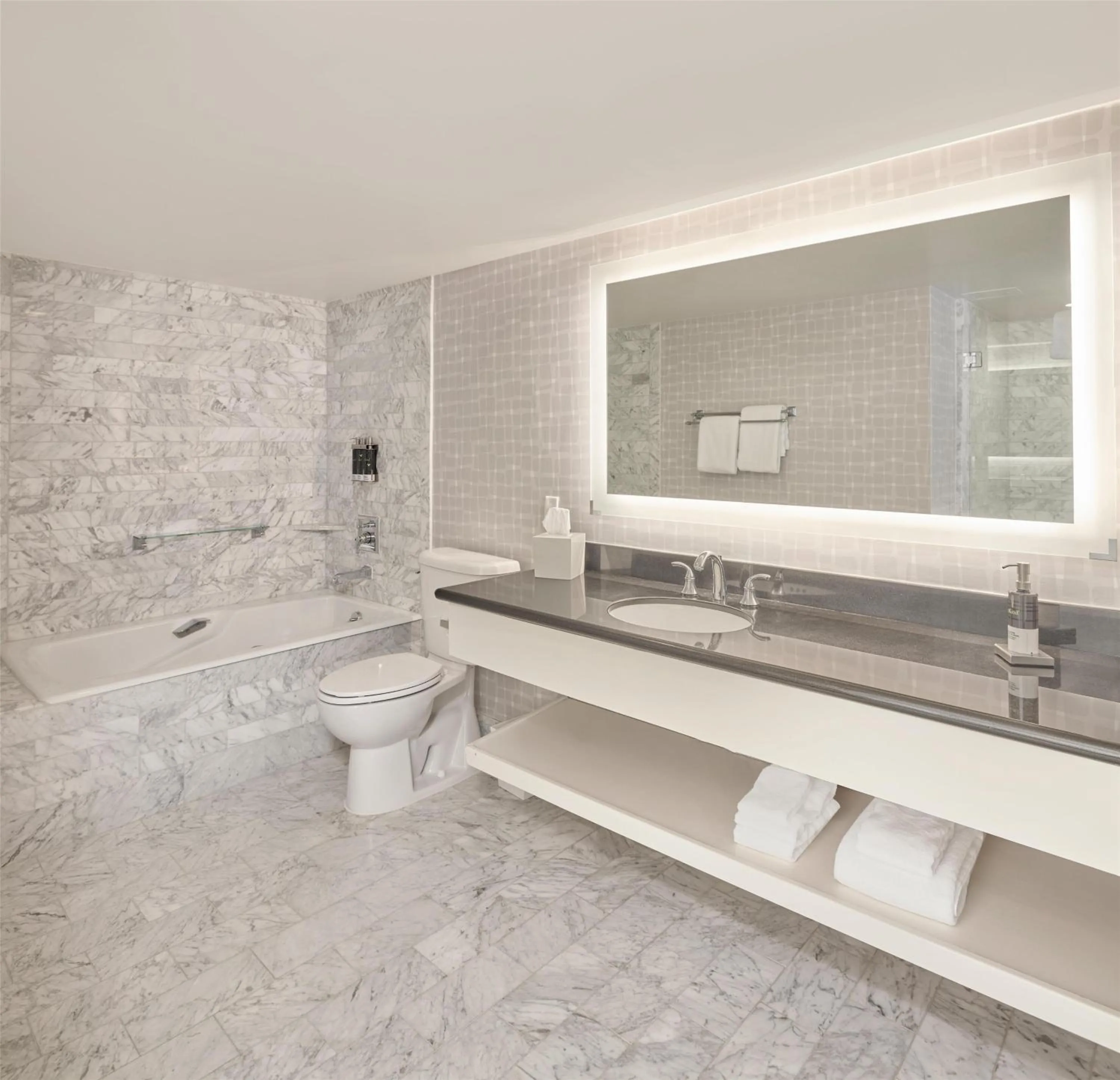 Toilet in Hyatt Centric Delfina Santa Monica