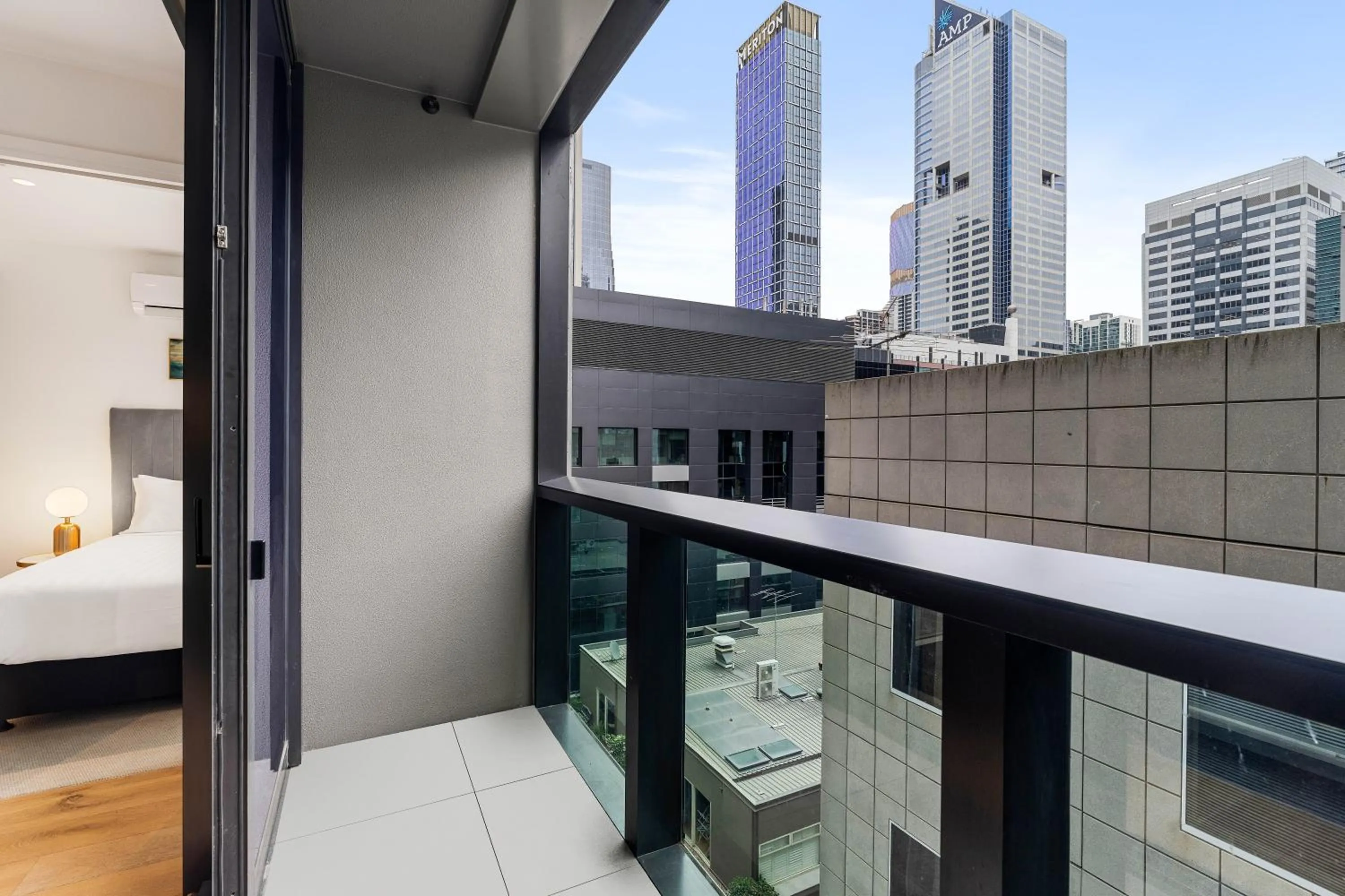 Balcony/Terrace in Collins House Apartments by CLLIX