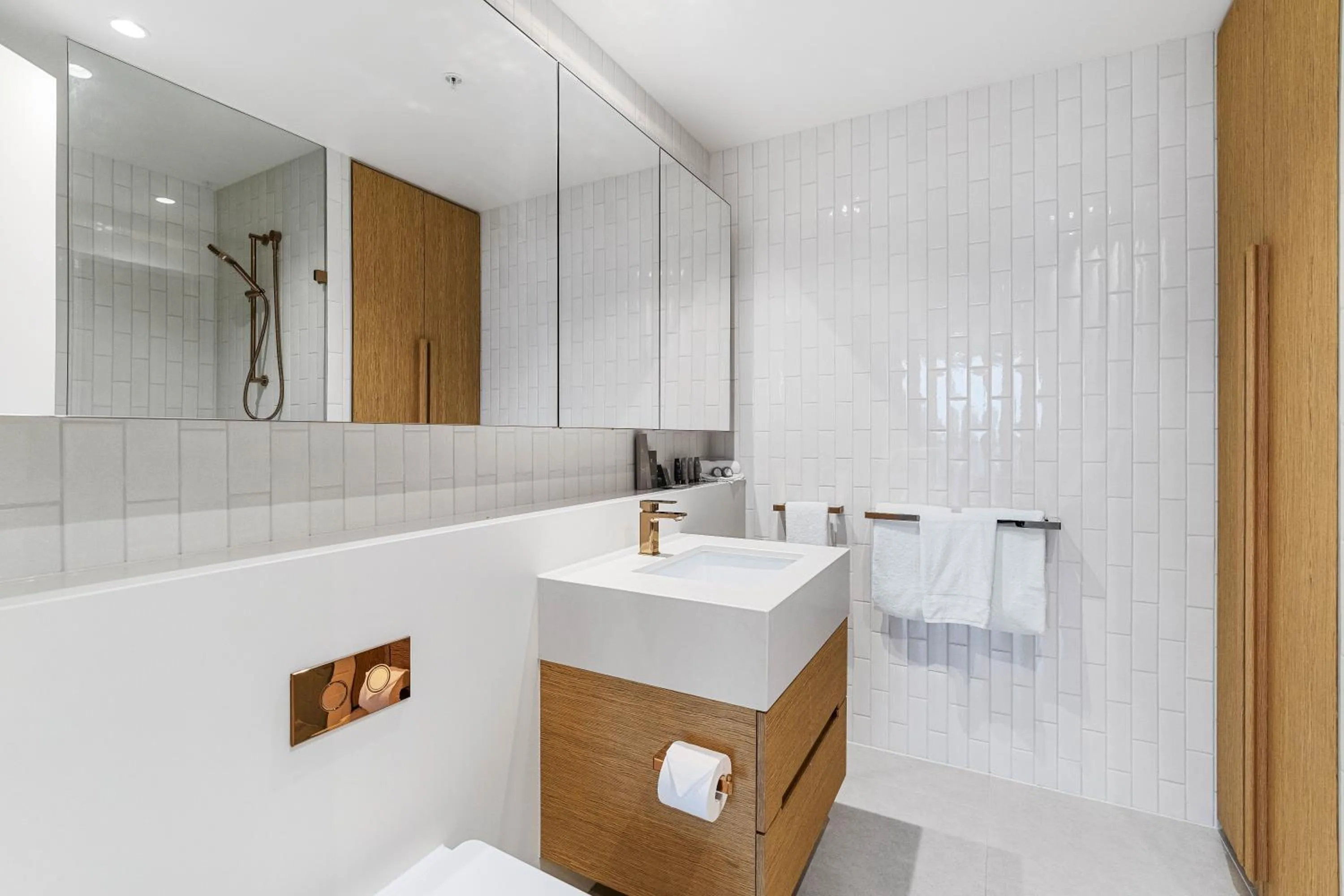 Bathroom in Collins House Apartments by CLLIX
