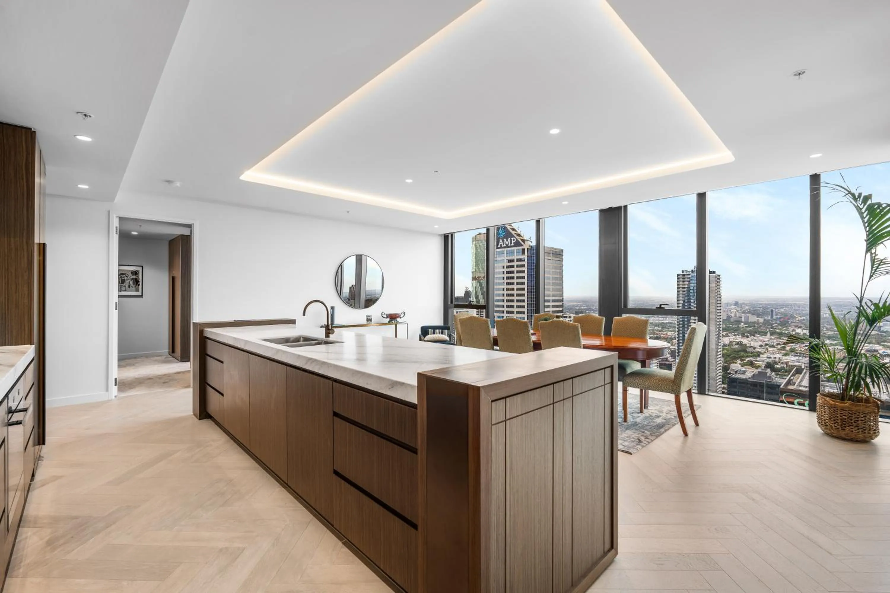 kitchen in Collins House Apartments by CLLIX
