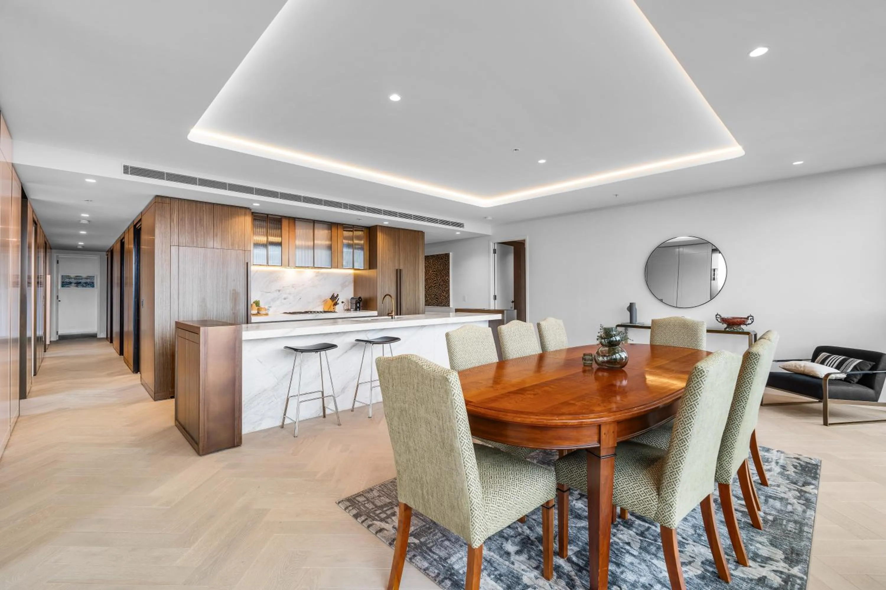 kitchen in Collins House Apartments by CLLIX