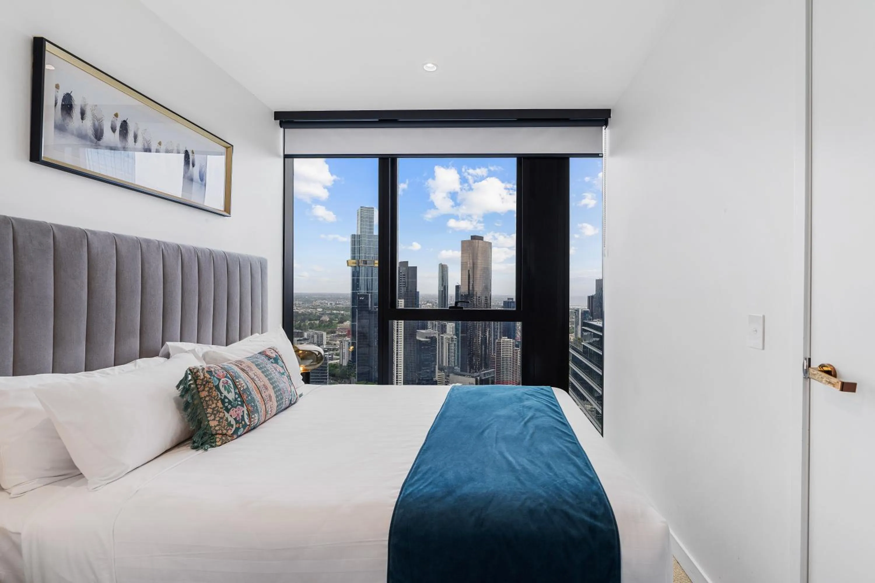 Bed in Collins House Apartments by CLLIX