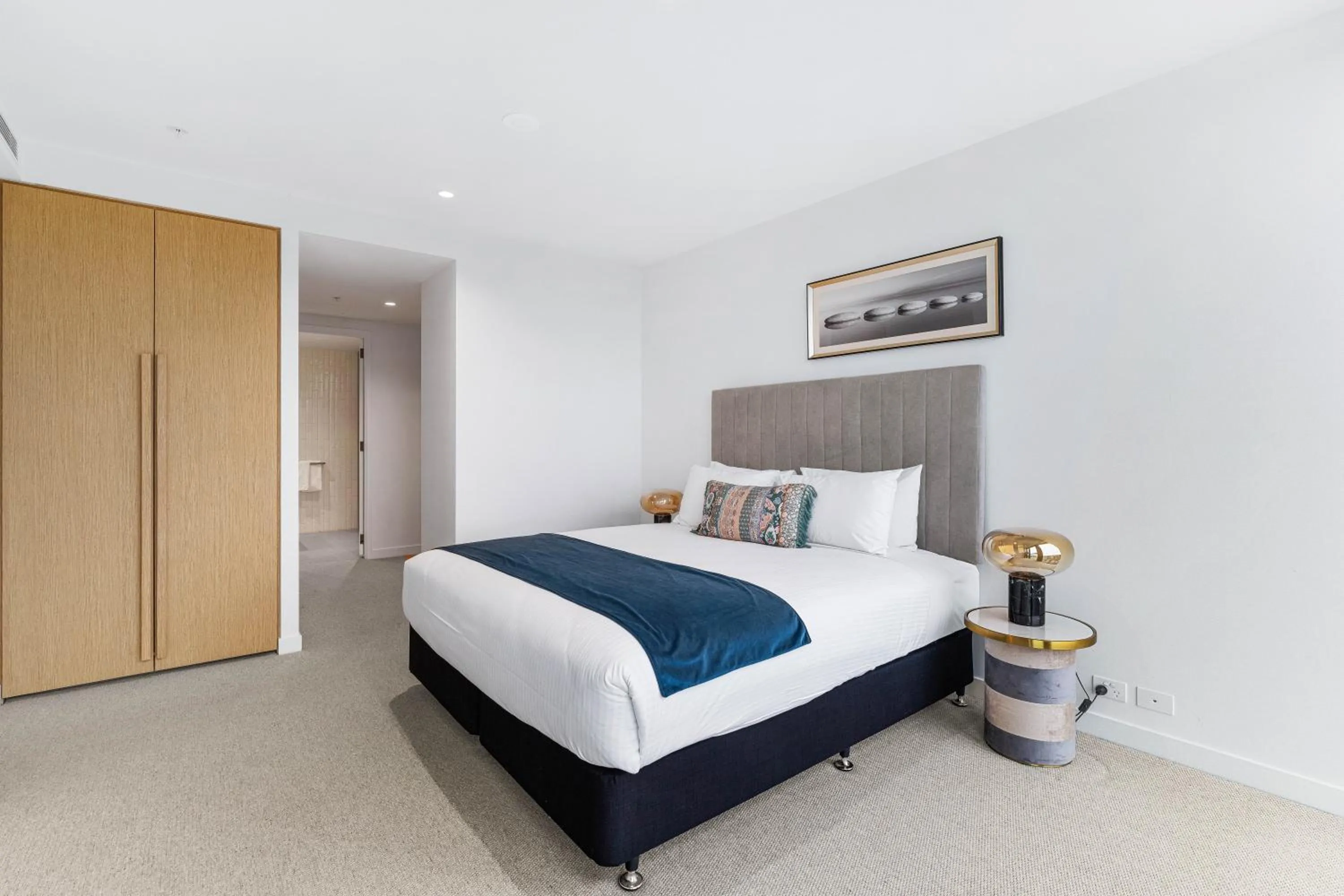 Bed in Collins House Apartments by CLLIX