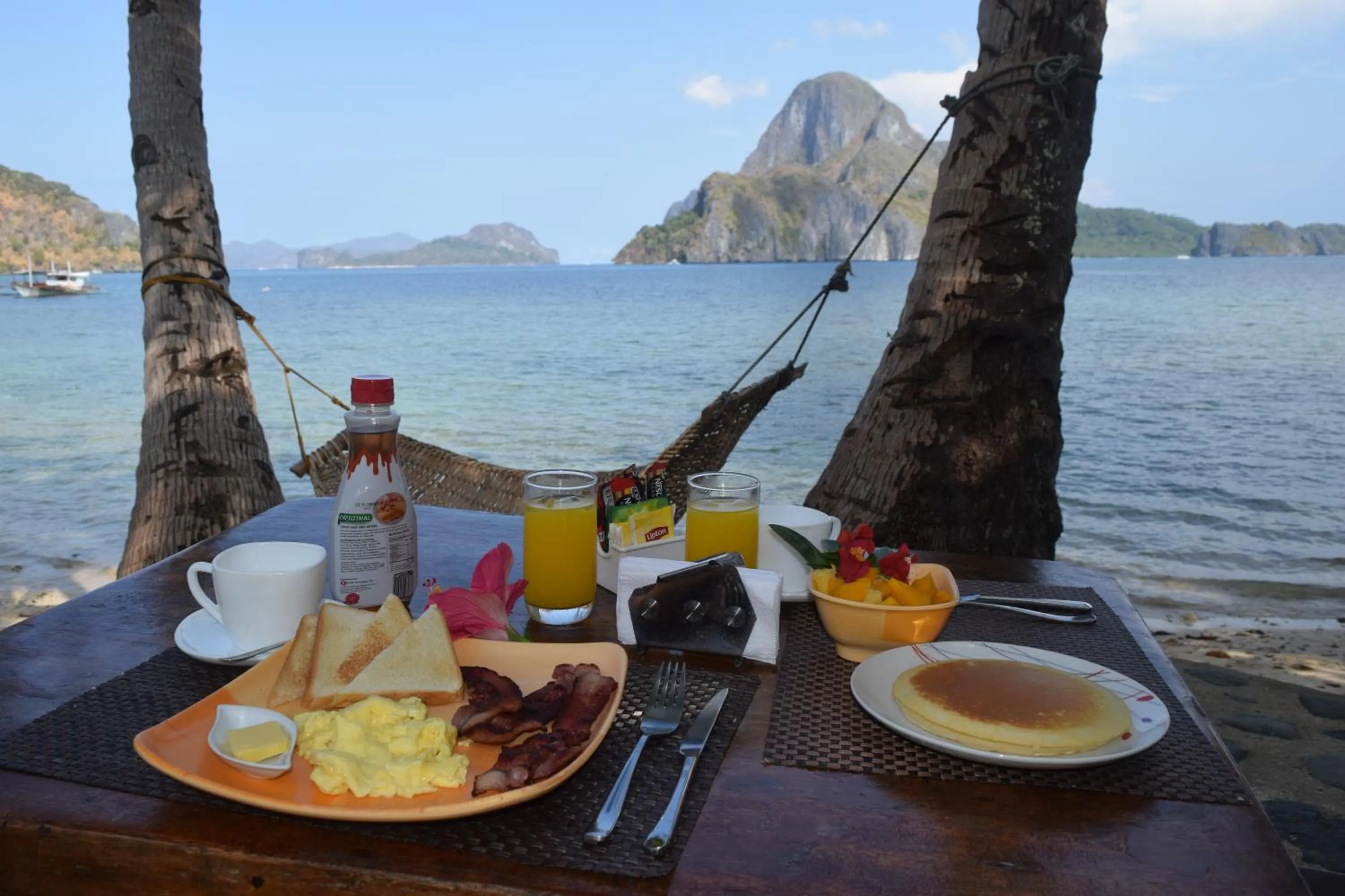 Breakfast in Angel Nido Resort