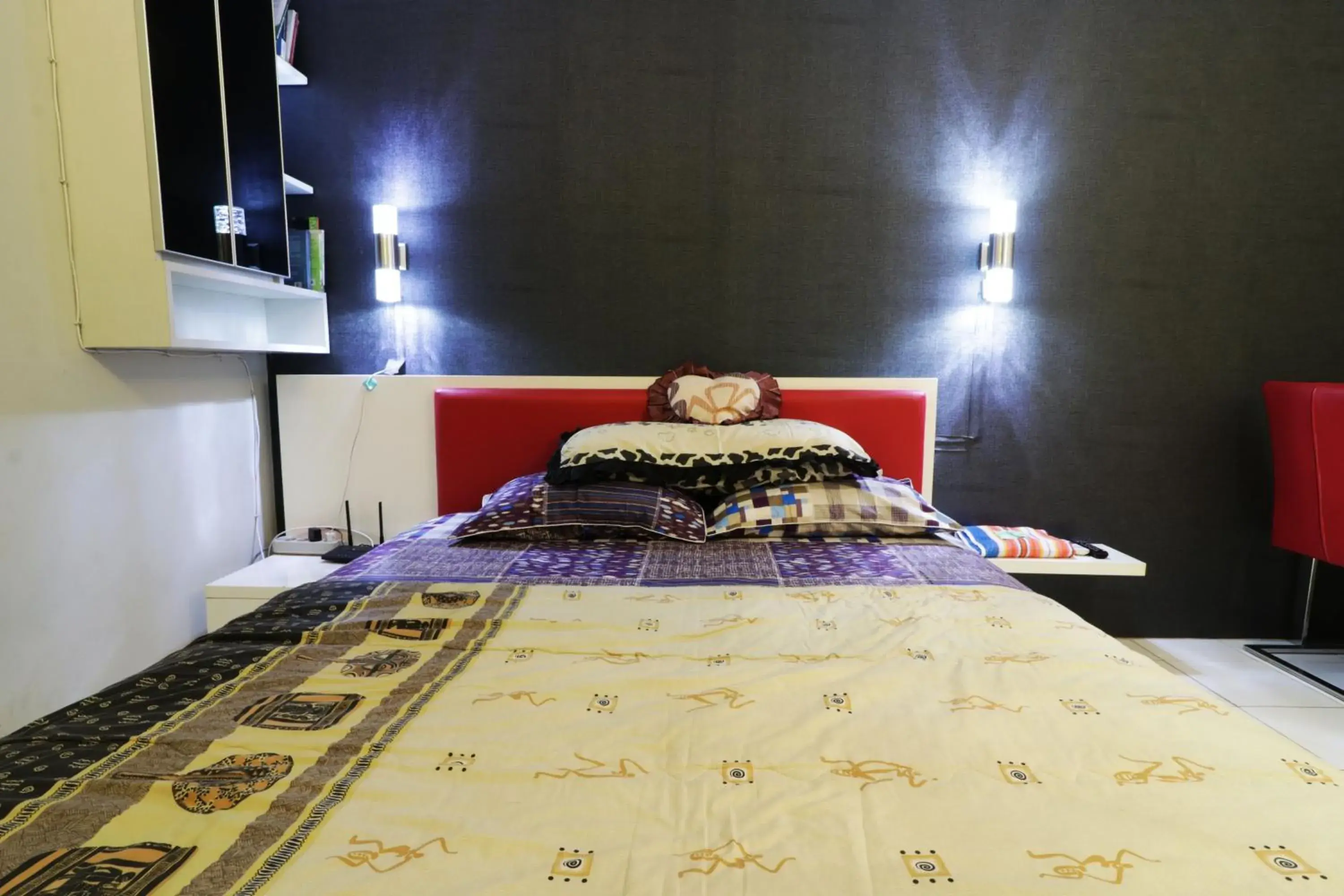 Bedroom, Bed in Apartment Kalibata City by Novi Bedroom, Bed in Apartment Kalibata City by Novi