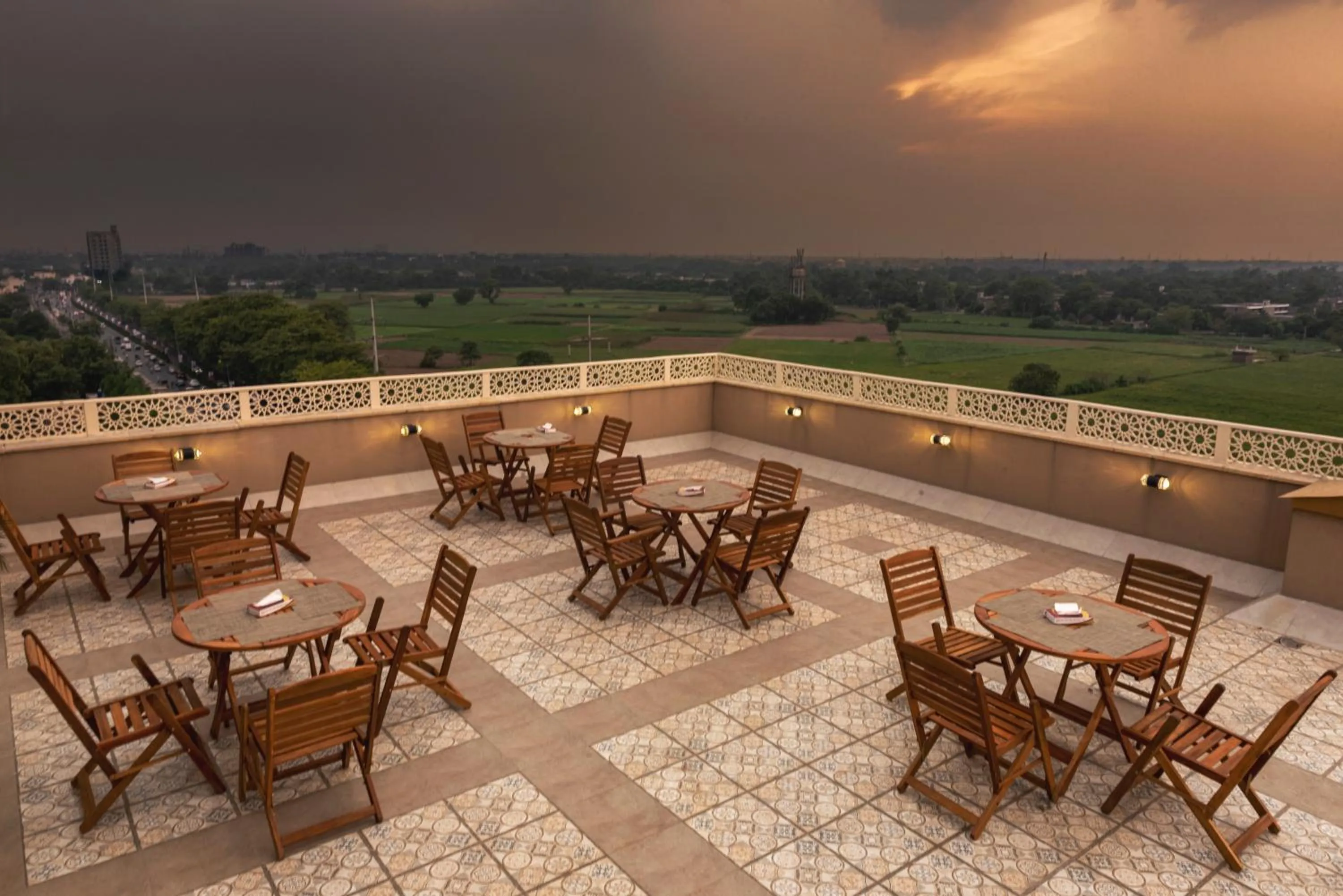 Sunset in Hotel One Garden Town, Lahore