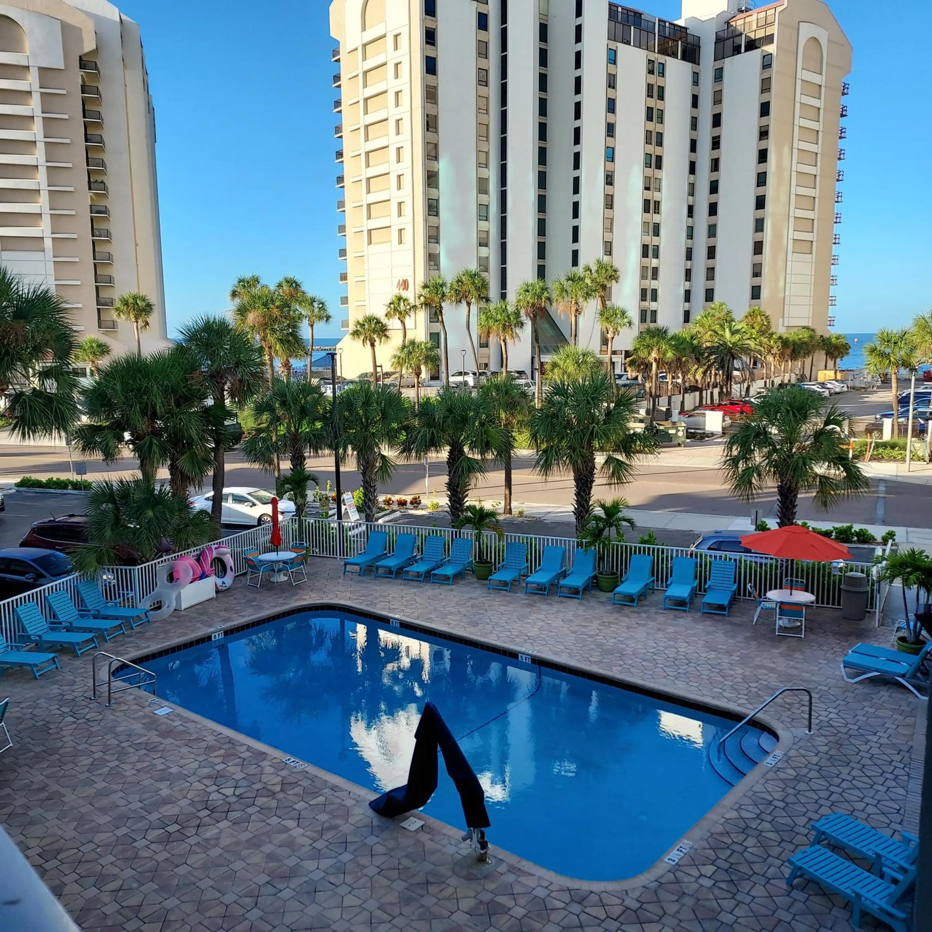 Pool view in Pelican Pointe Clearwater Beach Hotel