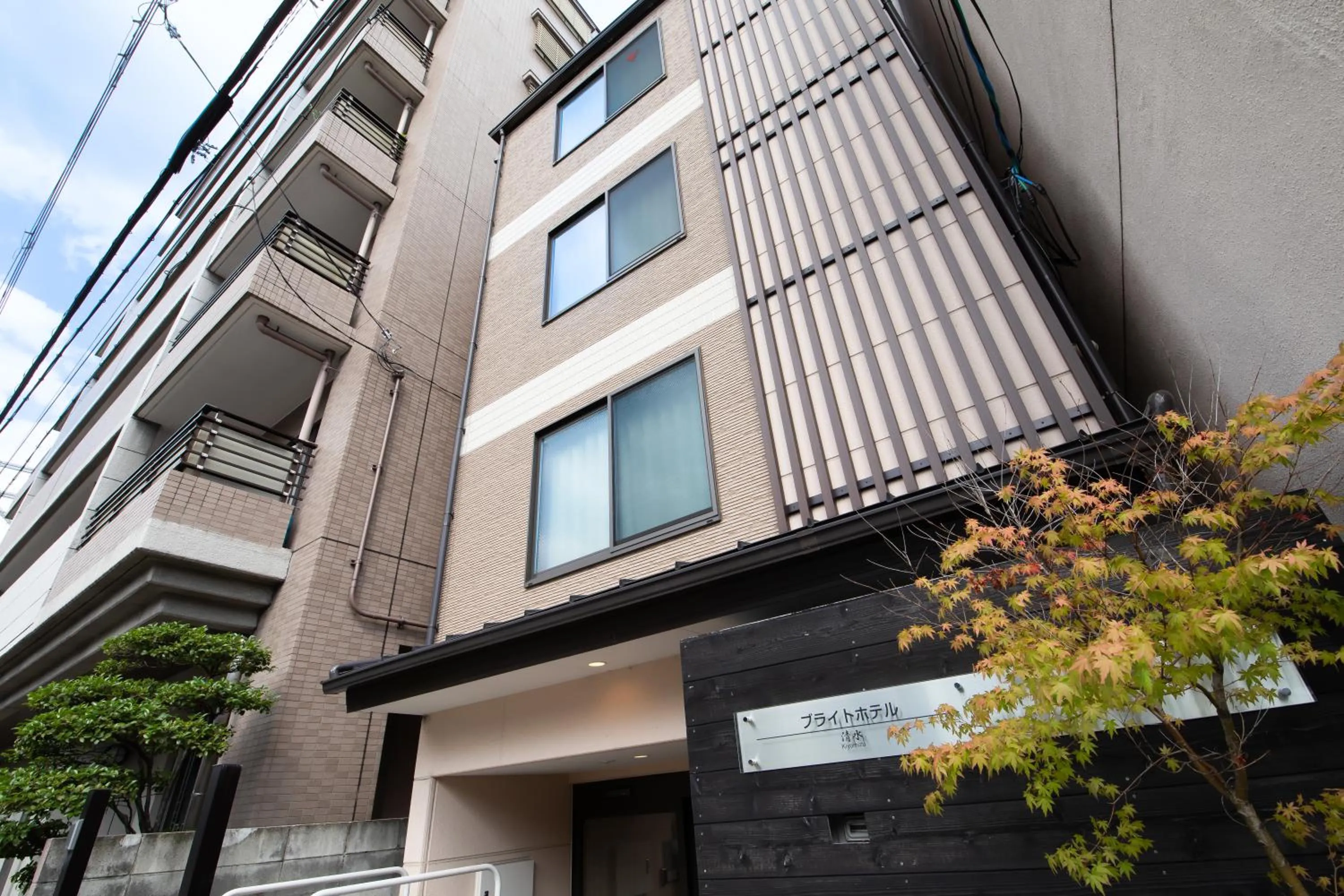 Property building in Bright Hotel Kiyomizu