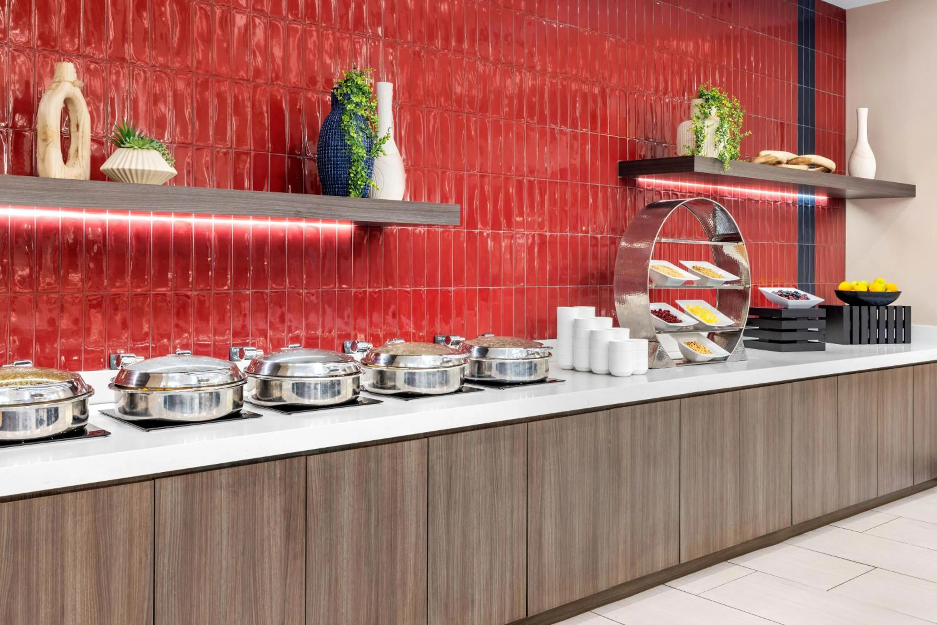 Buffet breakfast in Sheraton Suites Galleria Atlanta