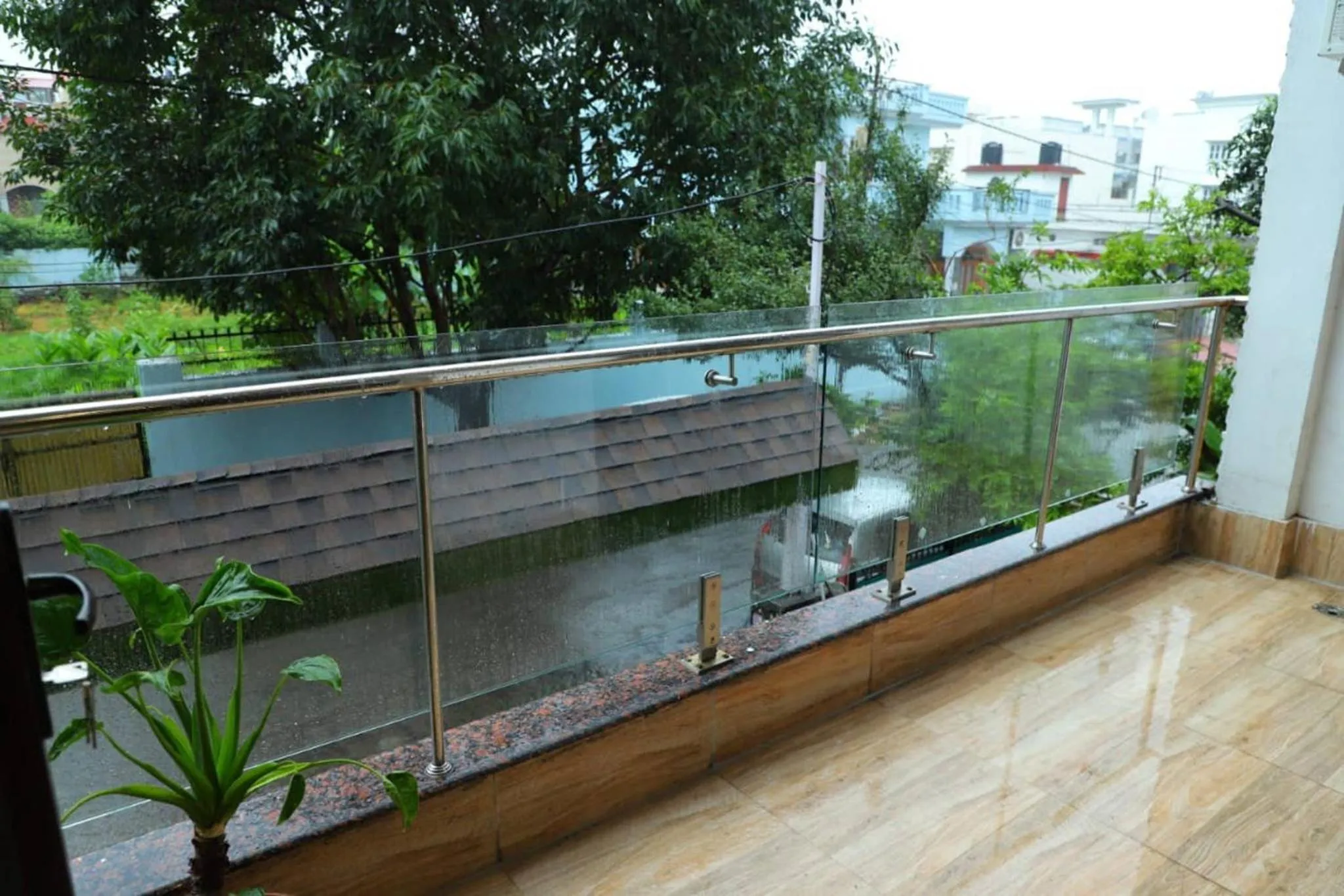 Balcony/Terrace in Shivoham Yoga Retreat