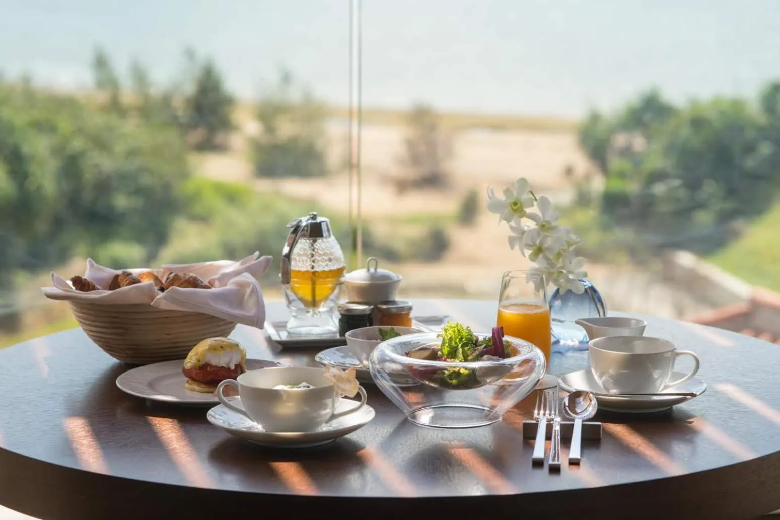 Breakfast in THE HIRAMATSU HOTELS & RESORTS GINOZA OKINAWA