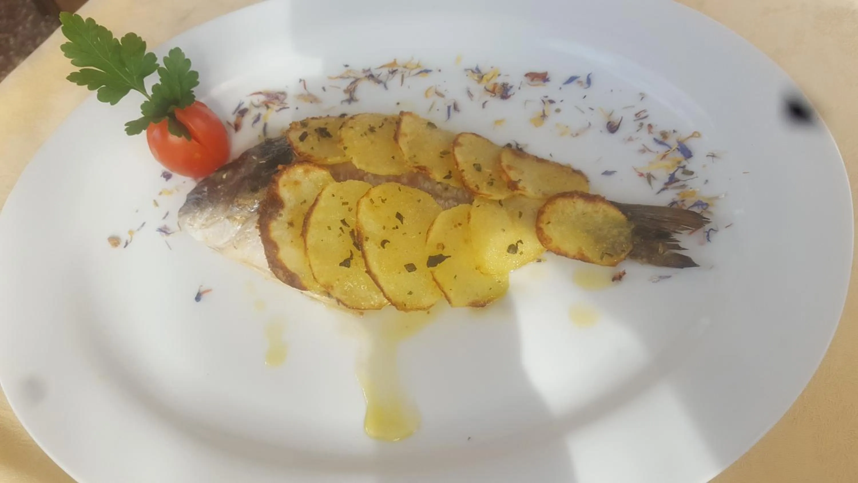 Food close-up in Hotel Piroga Padova