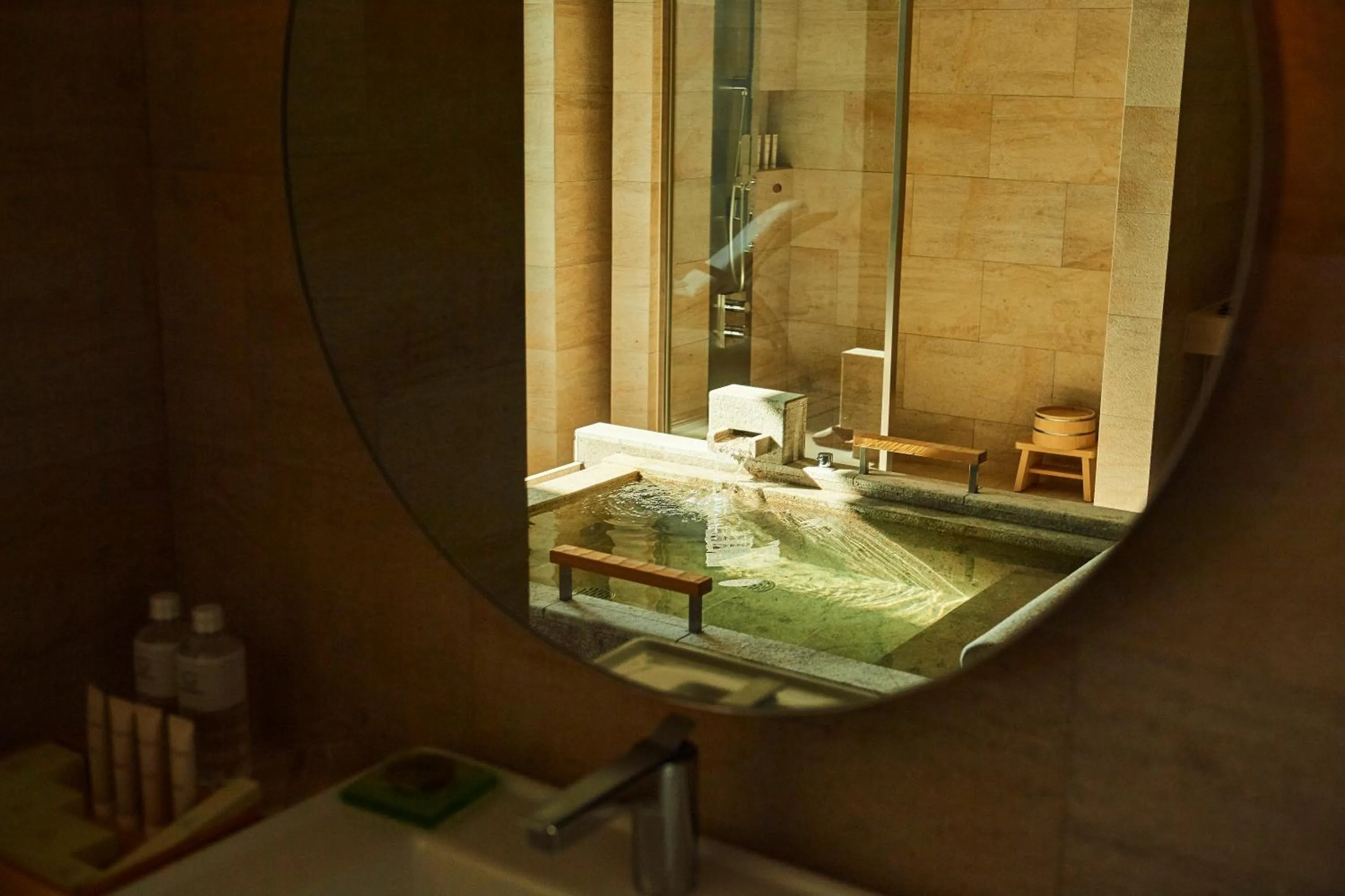 Hot Spring Bath in THE HIRAMATSU HOTELS & RESORTS KASHIKOJIMA