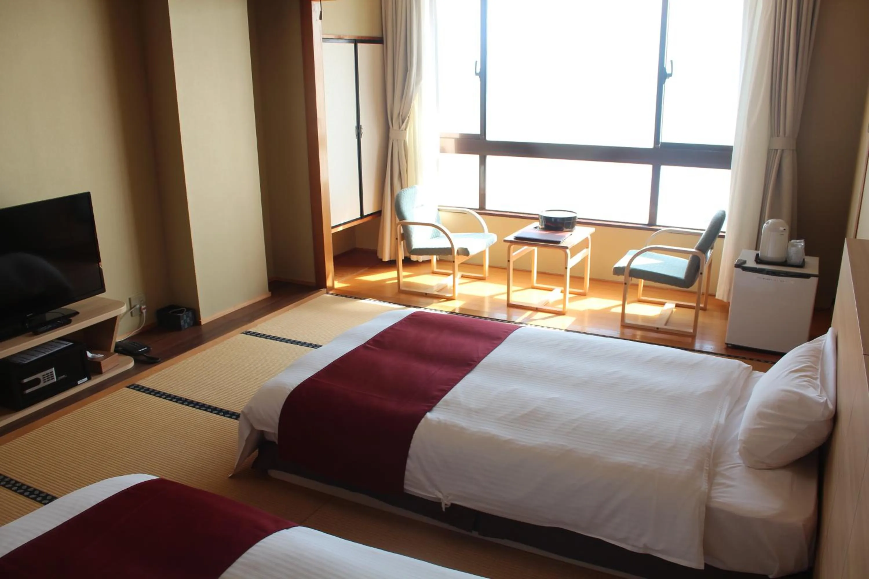 Bed in Oarai Hotel Annex Gyoraian