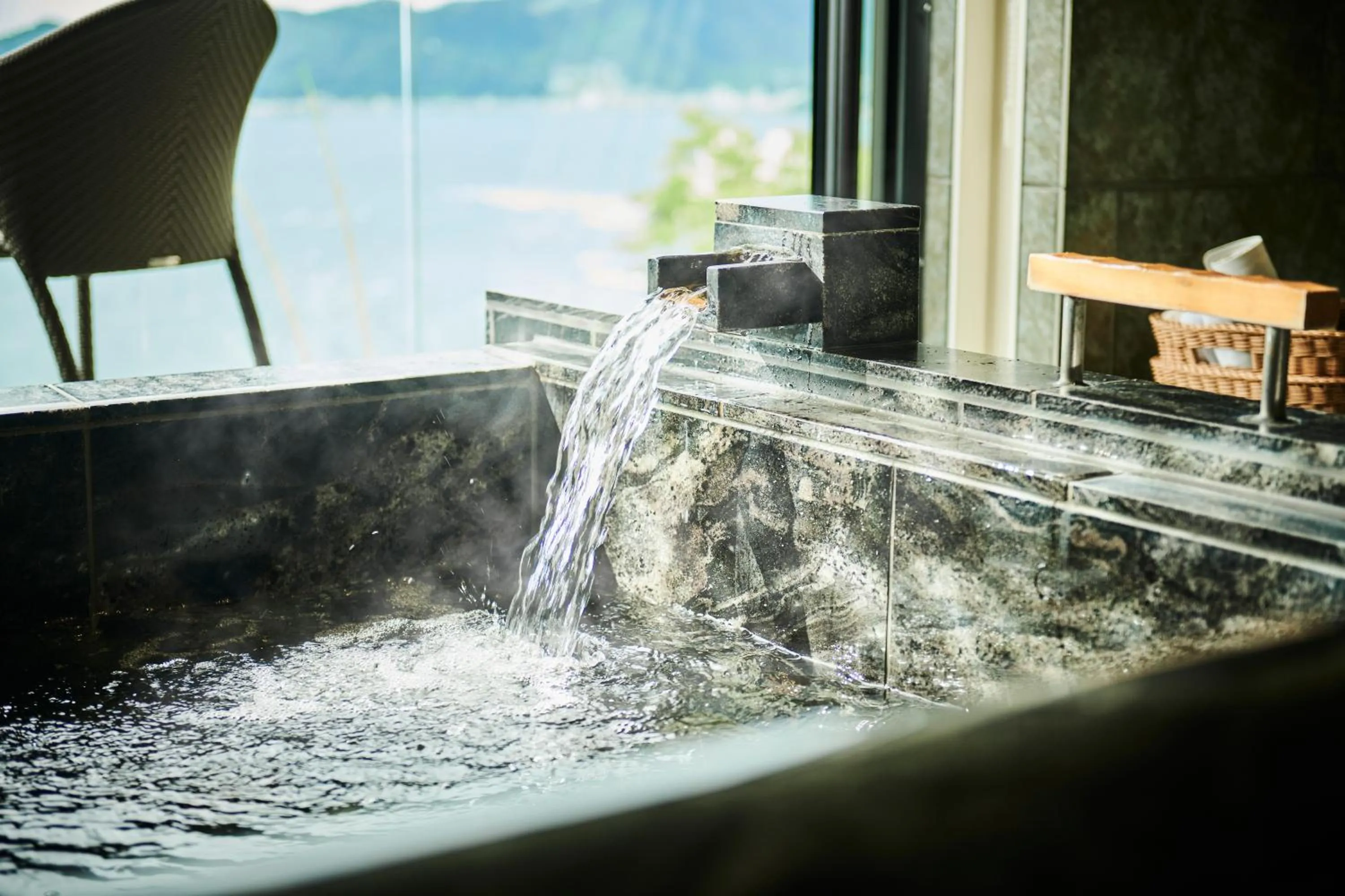 Hot Spring Bath in THE HIRAMATSU HOTELS & RESORTS ATAMI