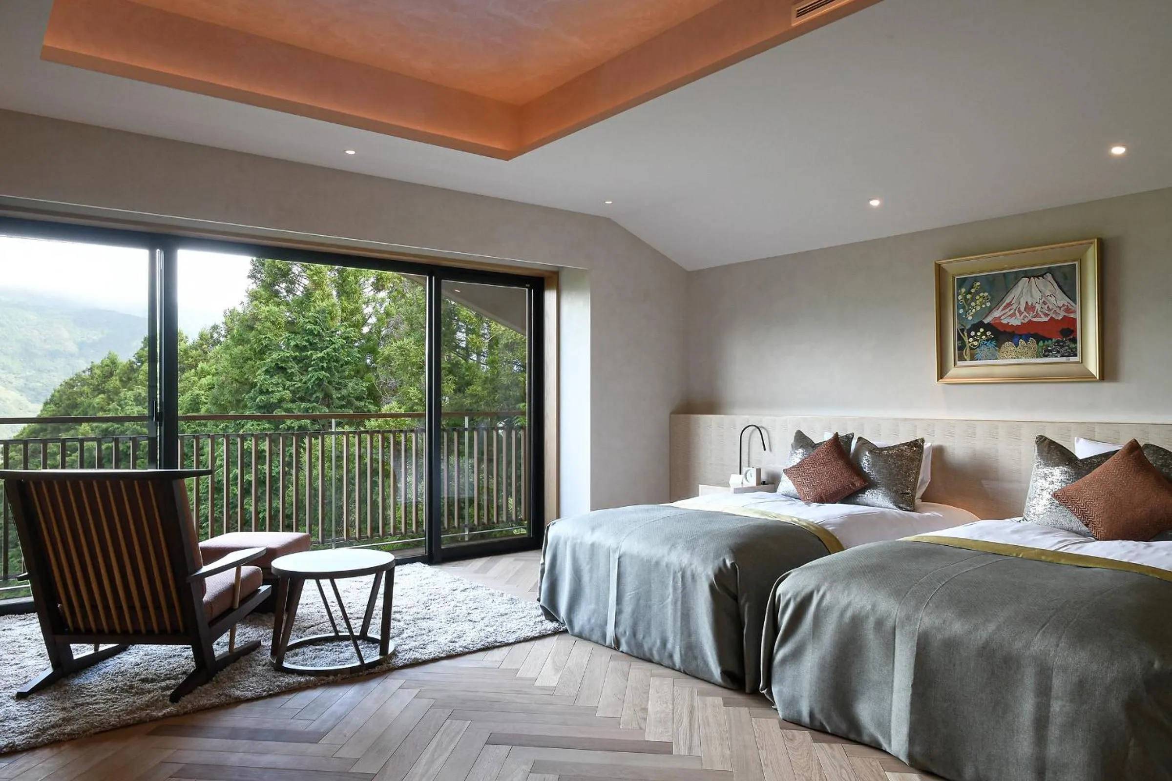 Bedroom, Bed in THE HIRAMATSU HOTELS & RESORTS SENGOKUHARA HAKONE