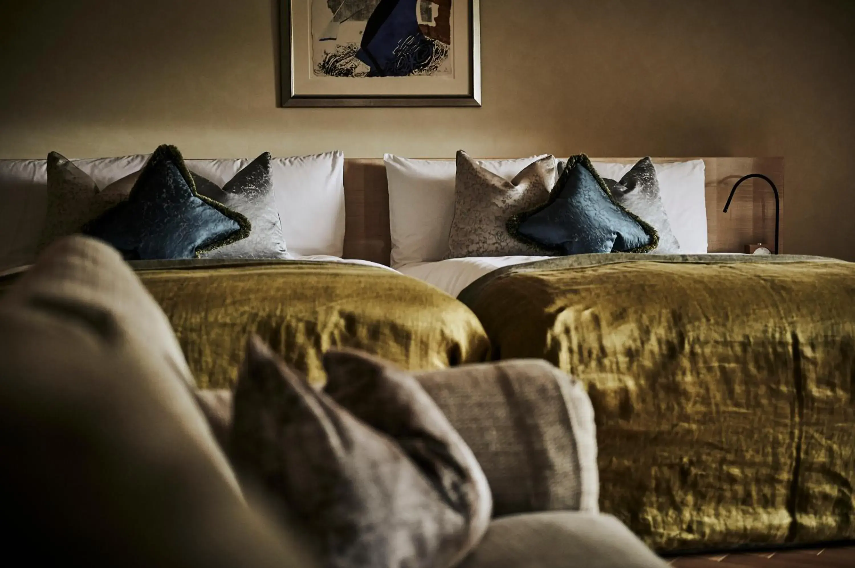 Bed in THE HIRAMATSU HOTELS & RESORTS SENGOKUHARA HAKONE Bed in THE HIRAMATSU HOTELS & RESORTS SENGOKUHARA HAKONE