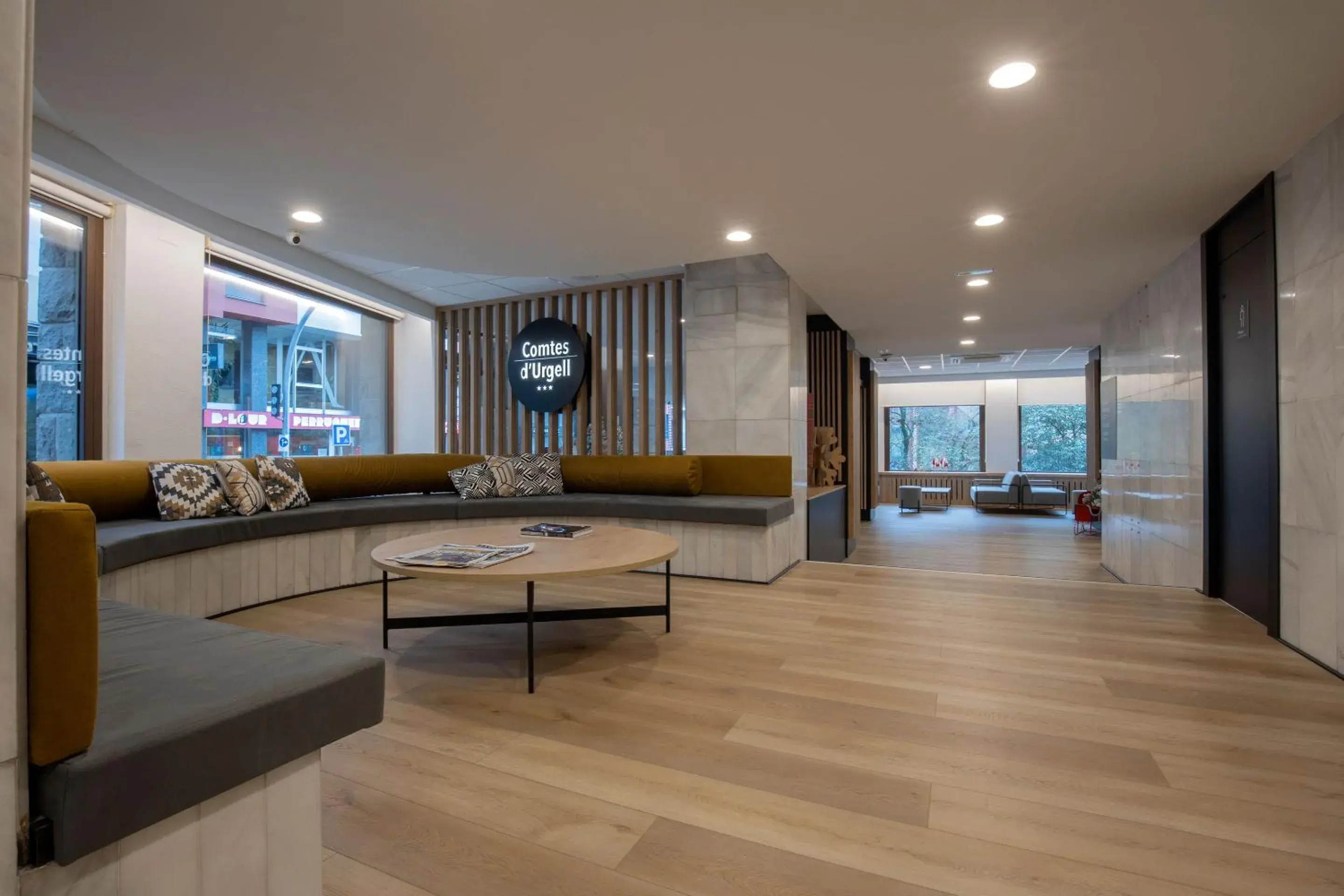 Lobby or reception in Hotel Comtes d'Urgell by Nexta Lobby or reception in Hotel Comtes d'Urgell by Nexta
