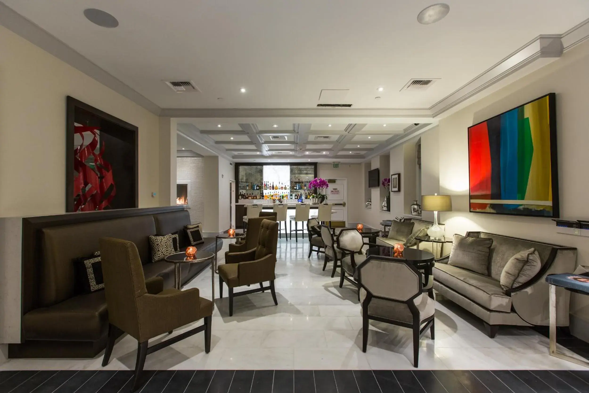 Lobby or reception in Mosaic Hotel Beverly Hills Lobby or reception in Mosaic Hotel Beverly Hills