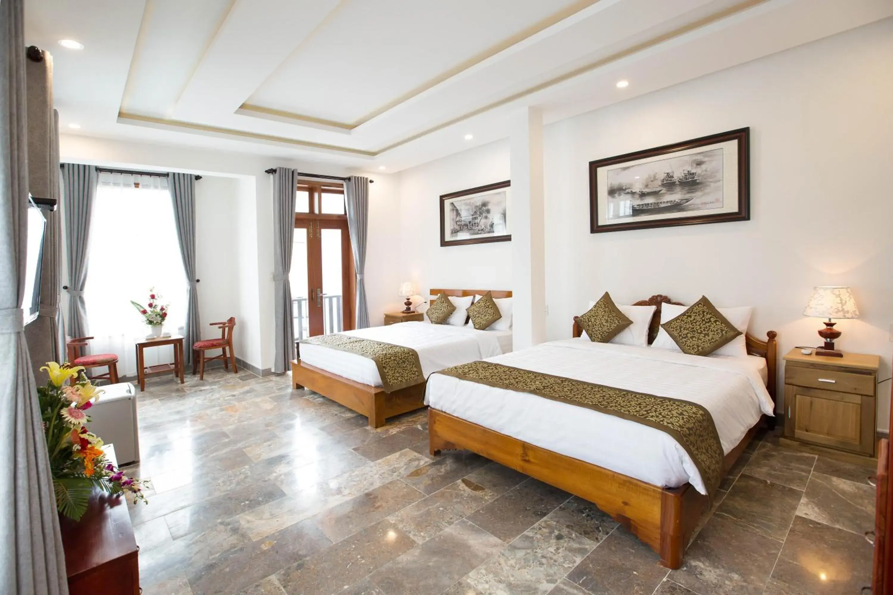 Family Room with Balcony in Lan Uyen Homestay - Hoi An Family Room with Balcony in Lan Uyen Homestay - Hoi An