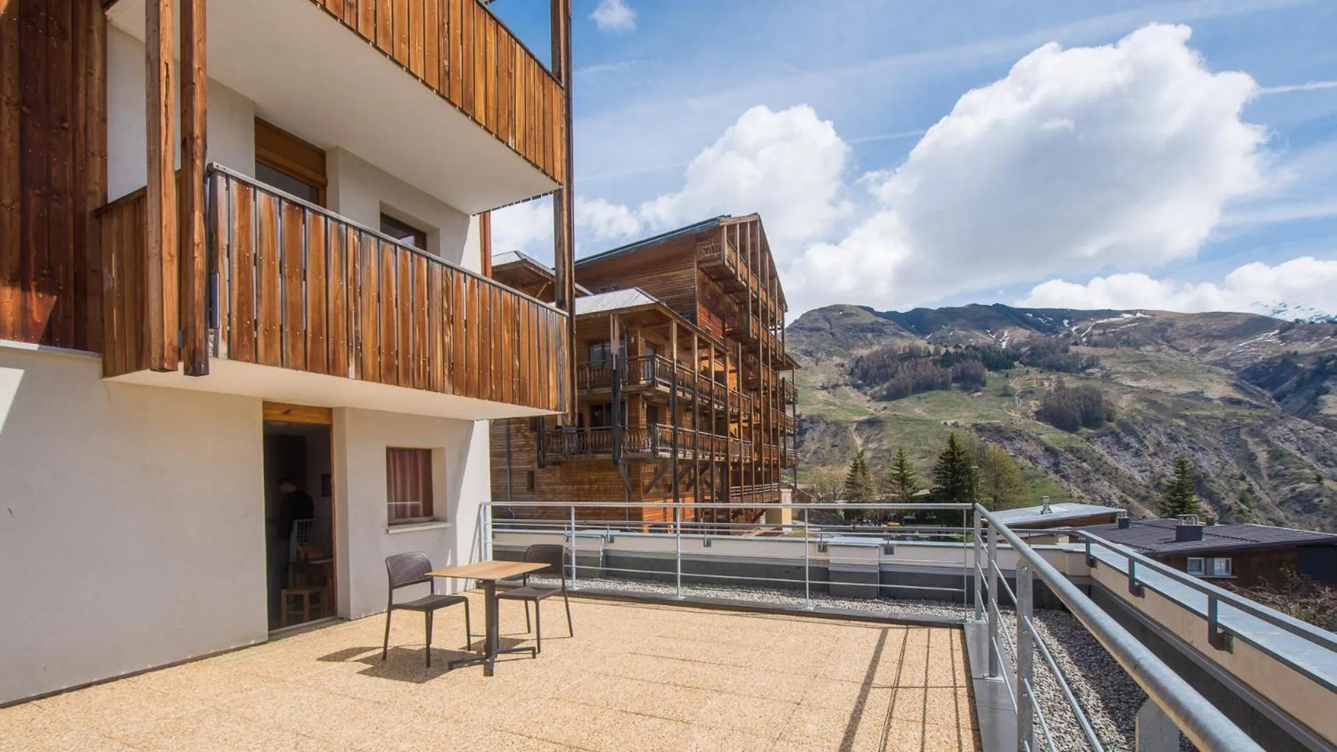 Balcony/Terrace in Résidence Vacancéole - Les Etoiles d'Orion