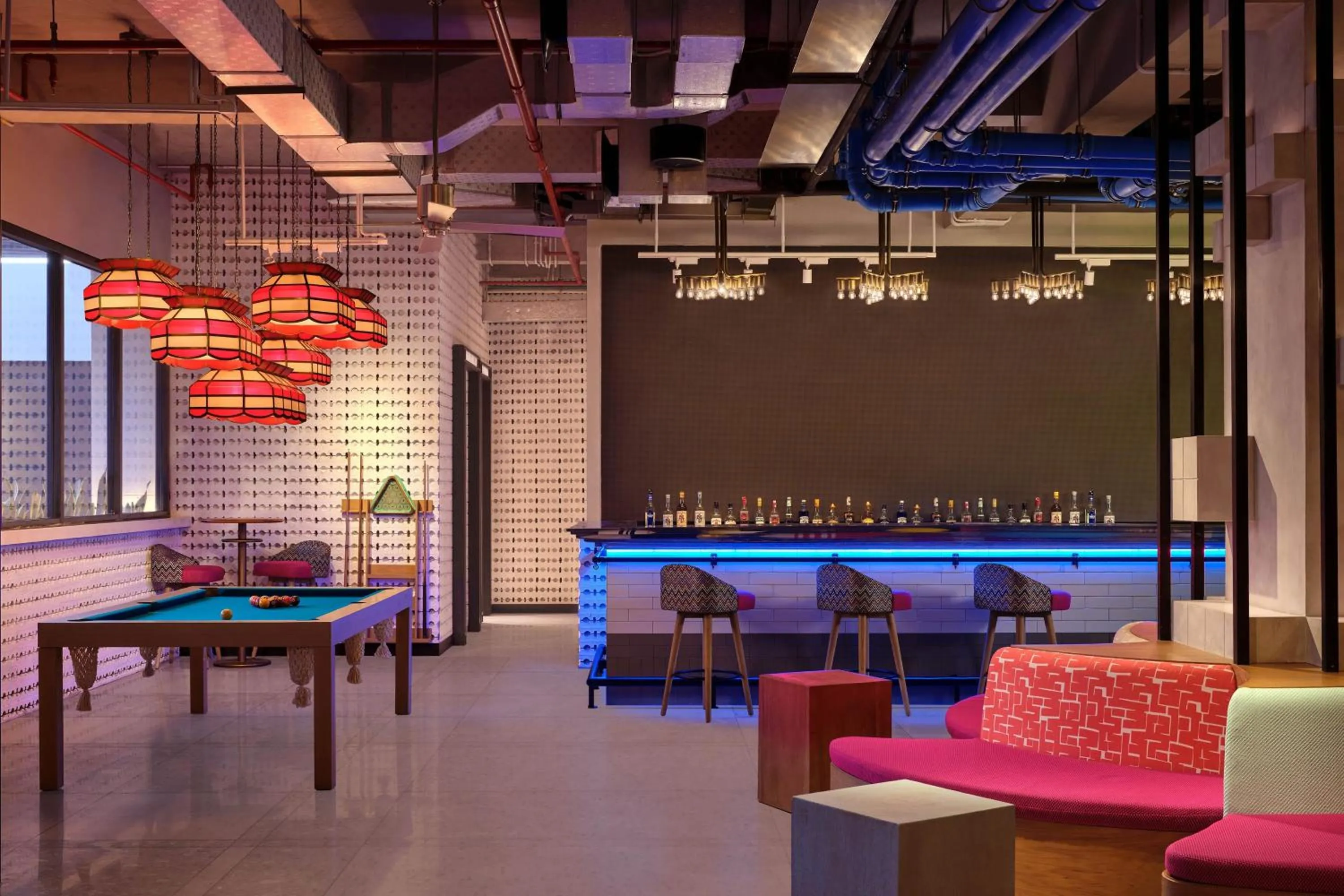 Lounge or bar in Aloft Bali Seminyak