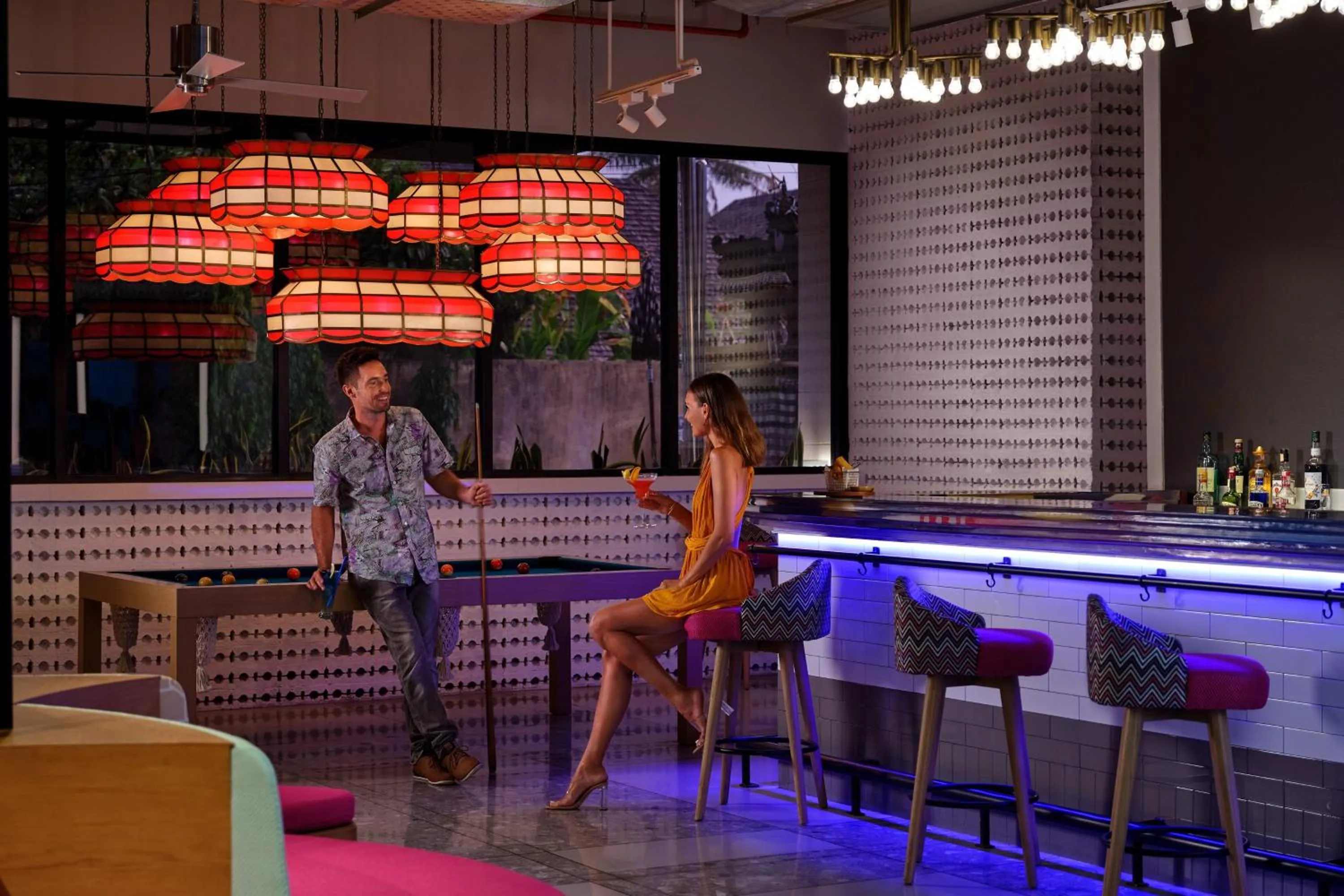 Lounge or bar in Aloft Bali Seminyak