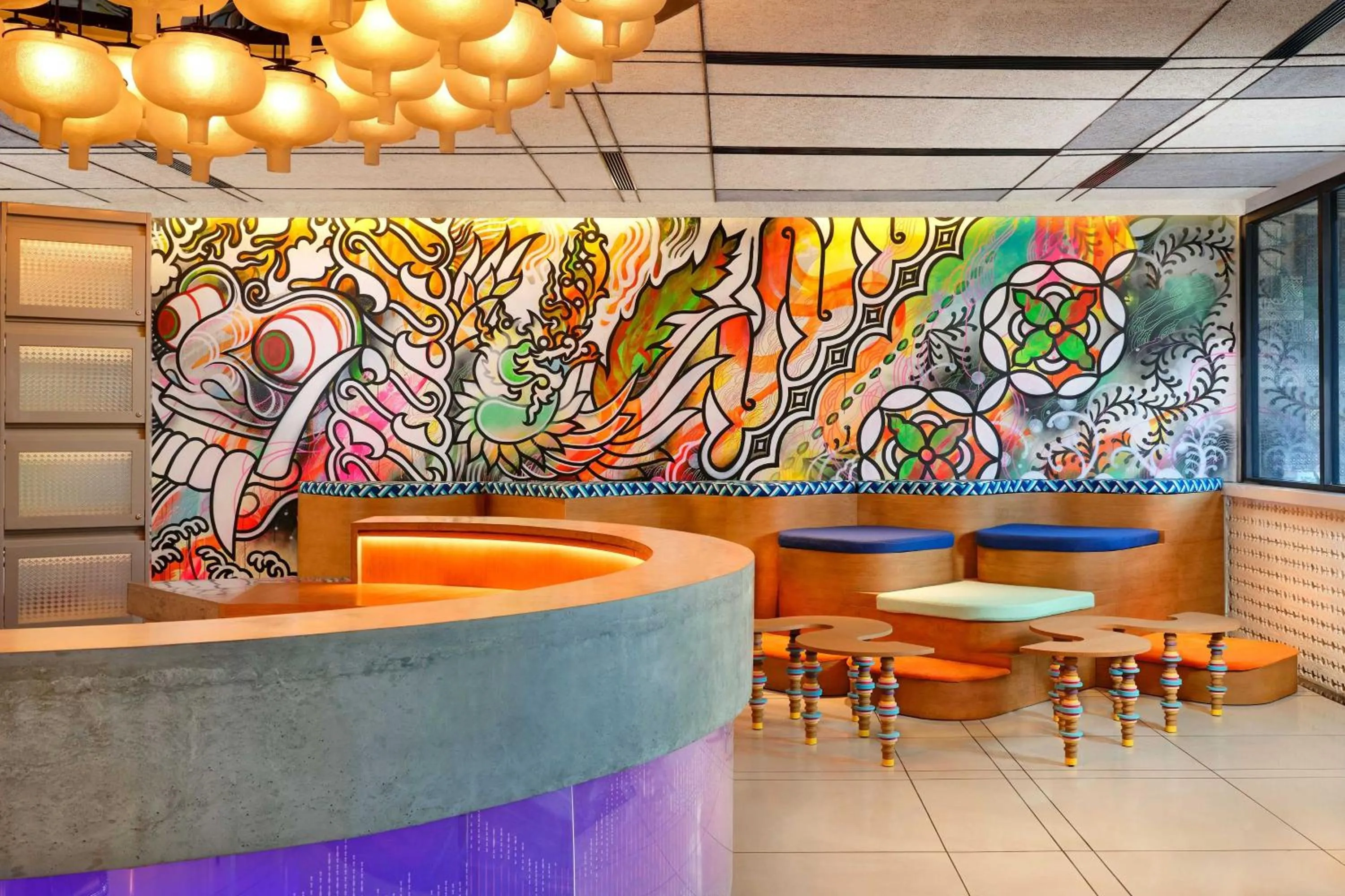 Lounge or bar in Aloft Bali Seminyak