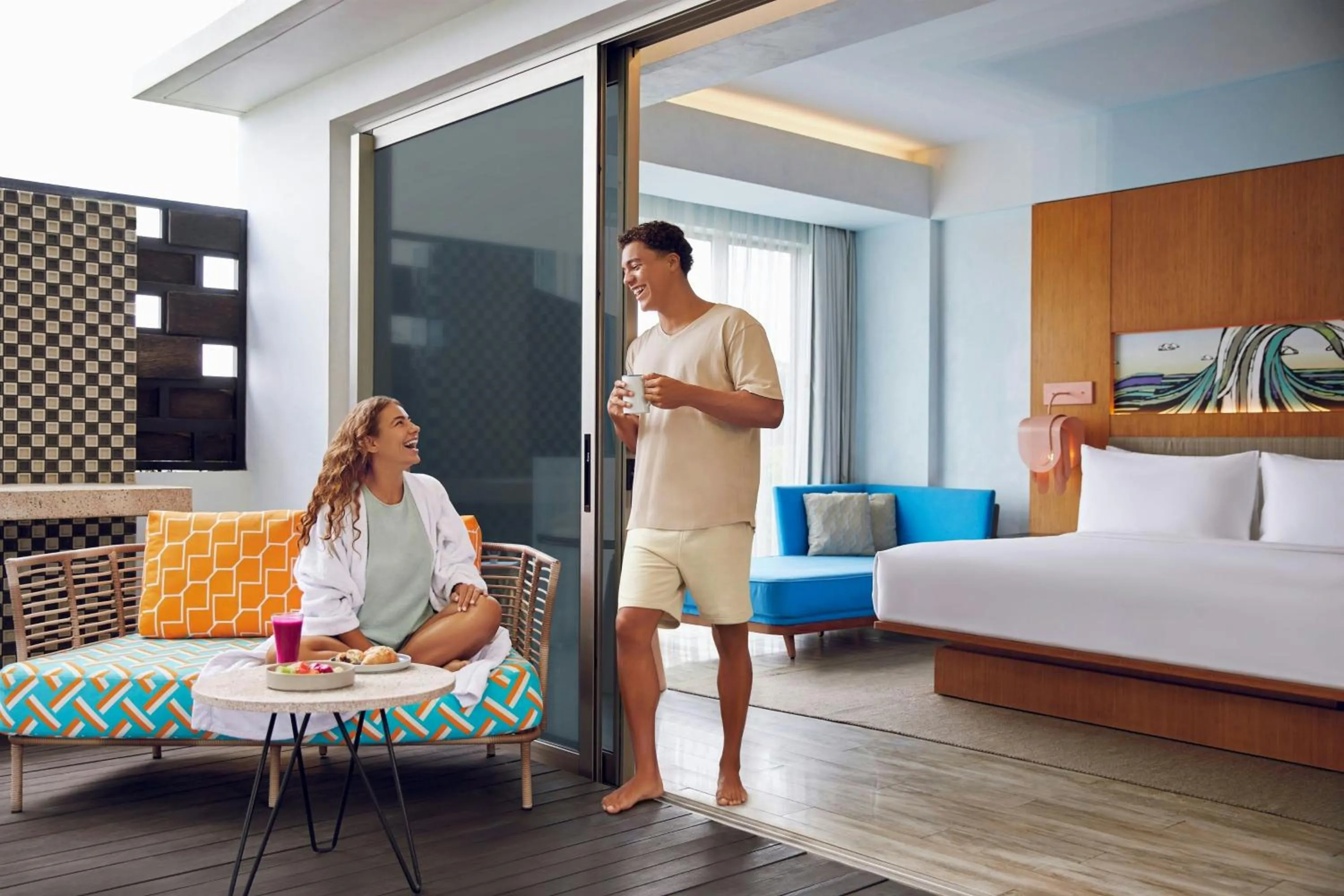 Photo of the whole room, Bed in Aloft Bali Seminyak