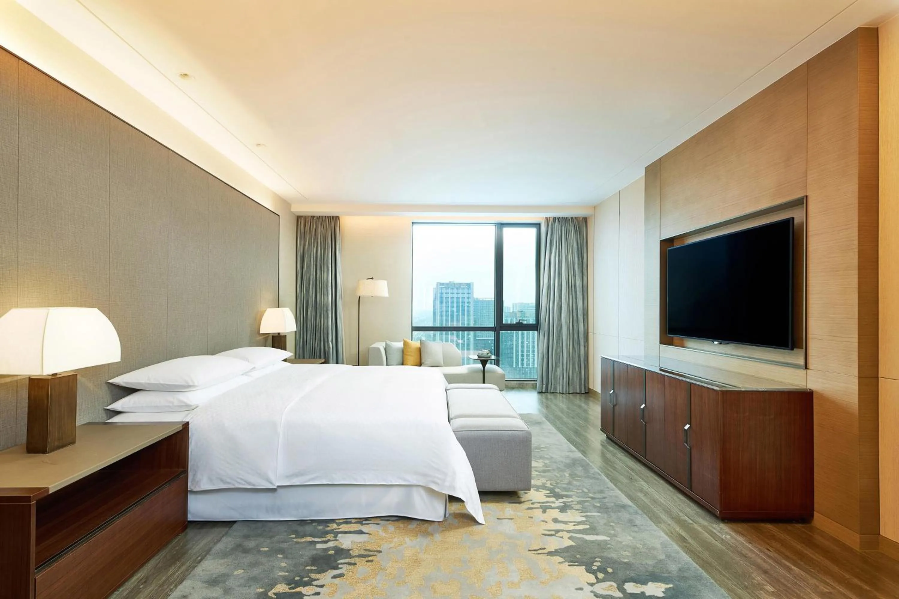 Bedroom, Bed in Four Points by Sheraton Jiaxing