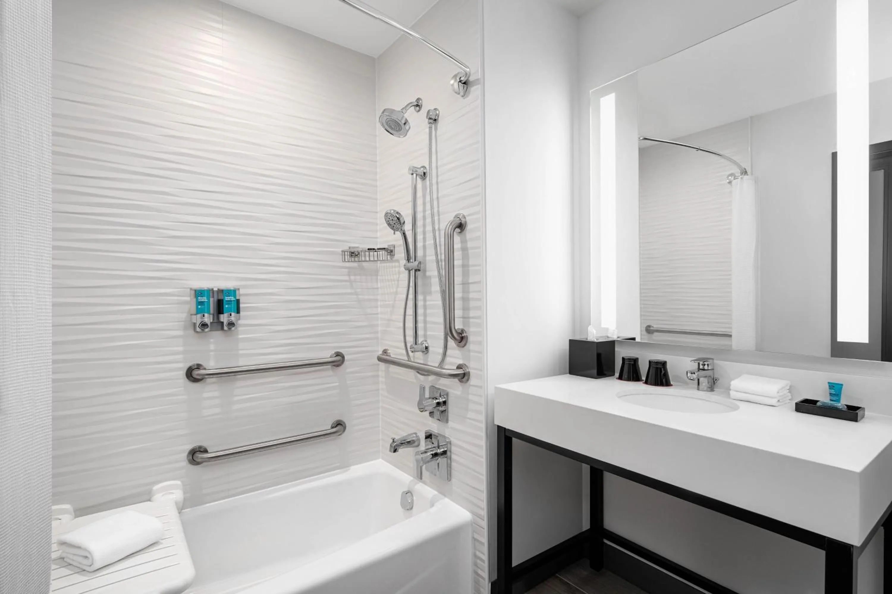 Bathroom in Aloft Katy Mills