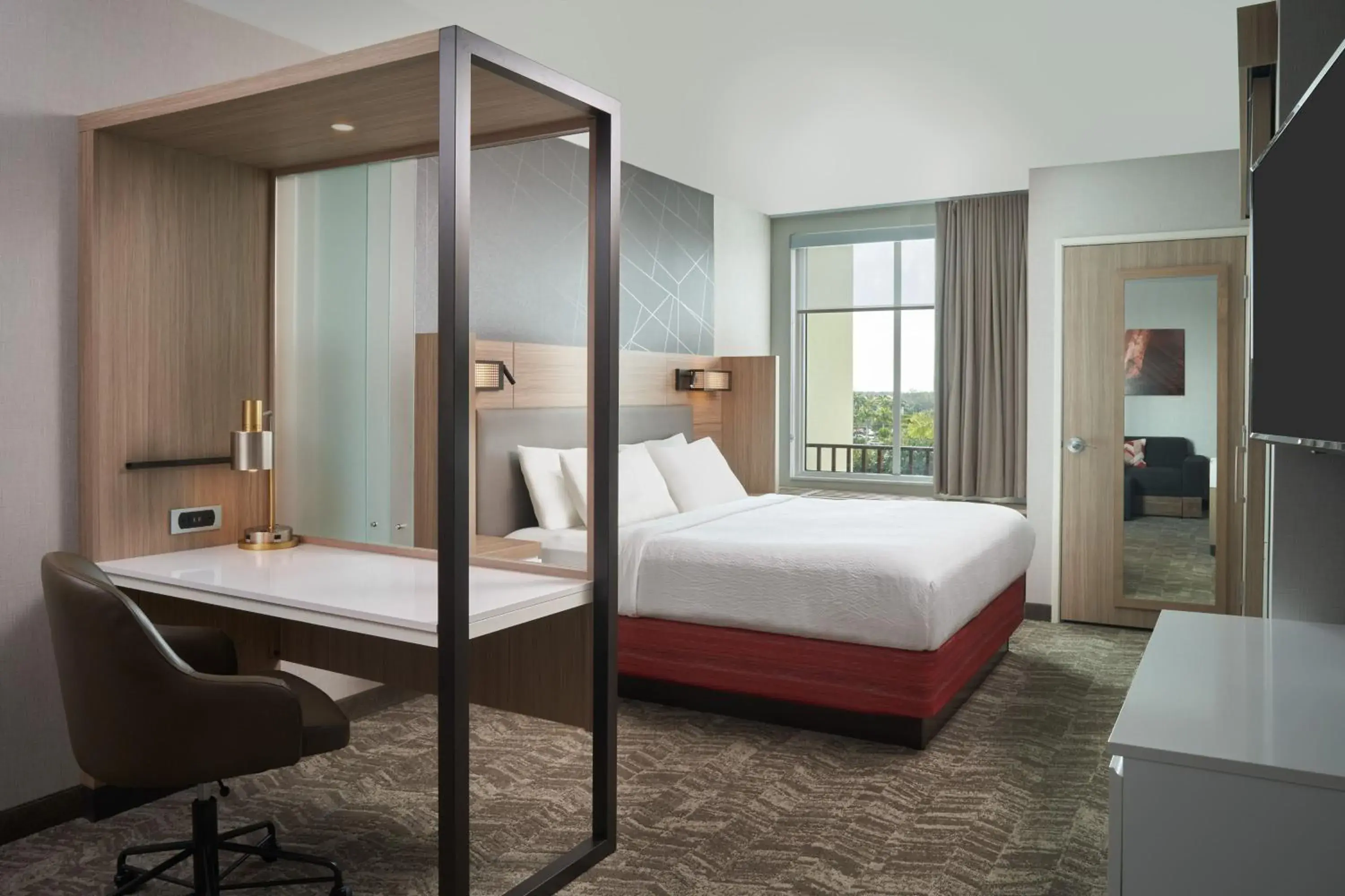 Studio King Suite with Tub - Mobility Accessible in SpringHill Suites by Marriott Fort Myers Estero Studio King Suite with Tub - Mobility Accessible in SpringHill Suites by Marriott Fort Myers Estero